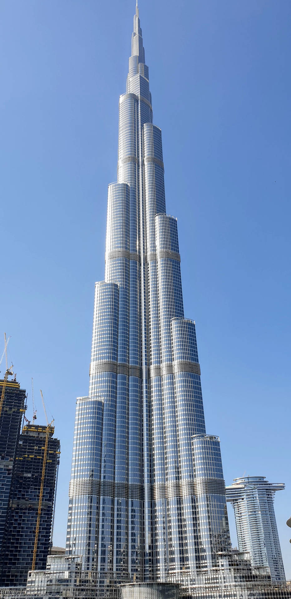 Skyscraper Burj Khalifa Full View Background