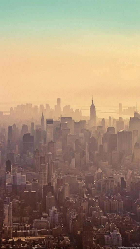 Skyscraper View Of New York Iphone Background