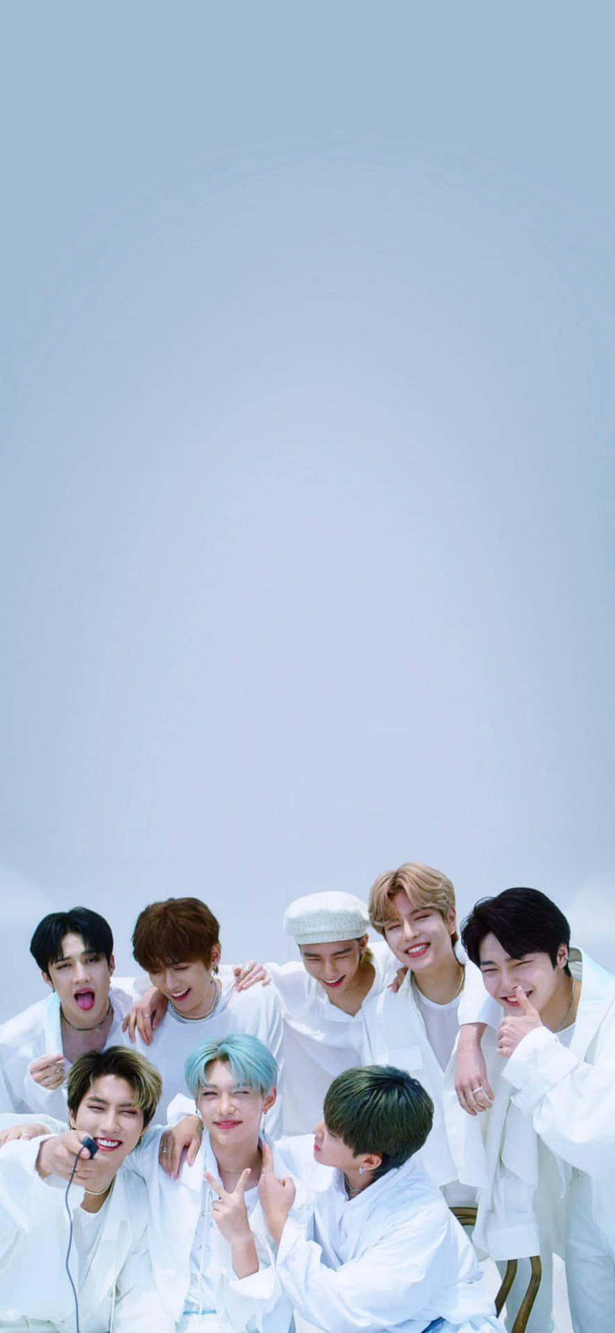 Skz Group Laughterand Fun Background