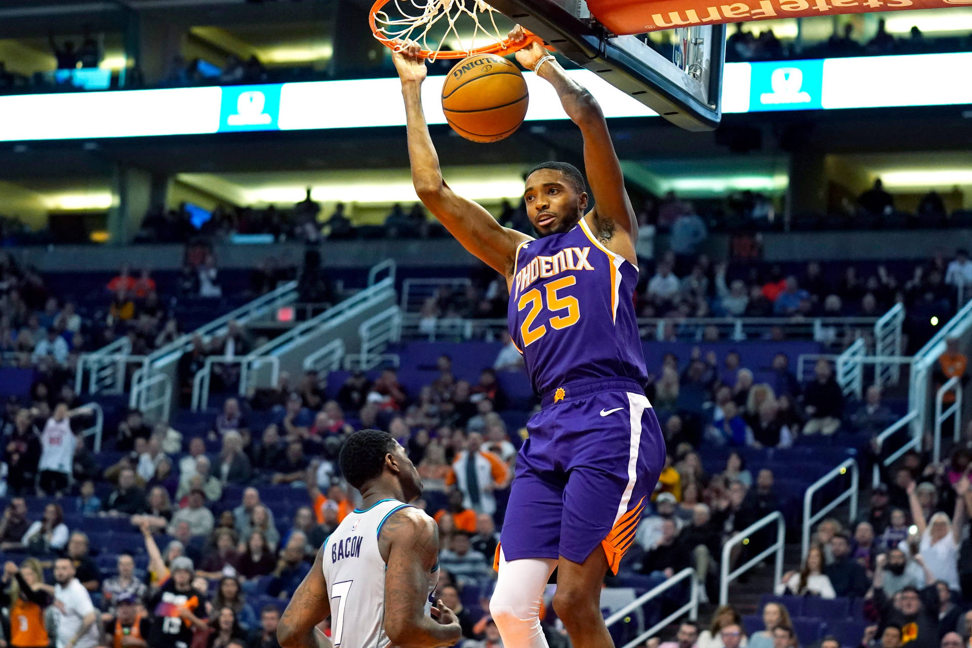 Slamdunk Mikal Bridges Nba Background