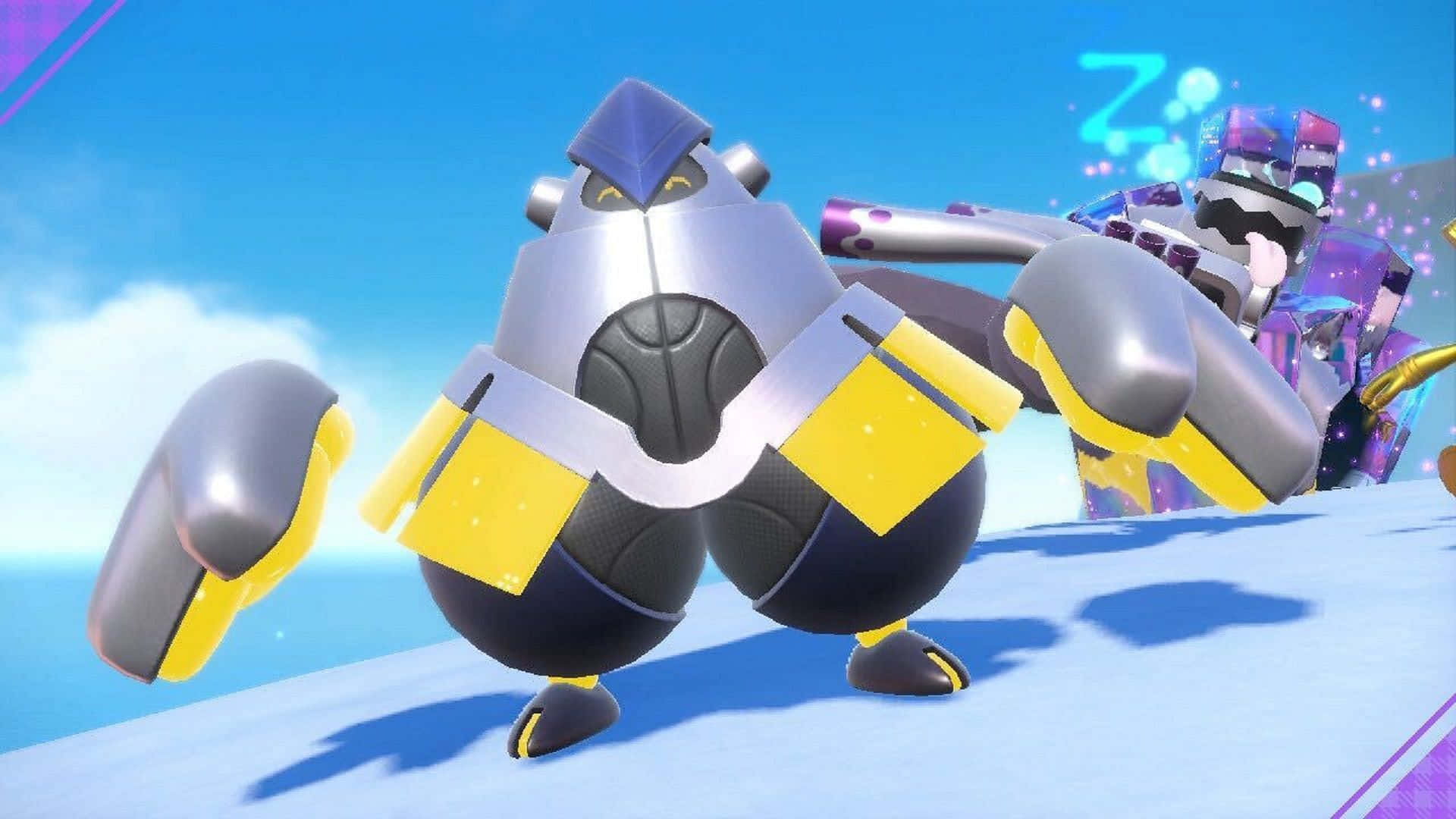 Slanted Iron Hands Background