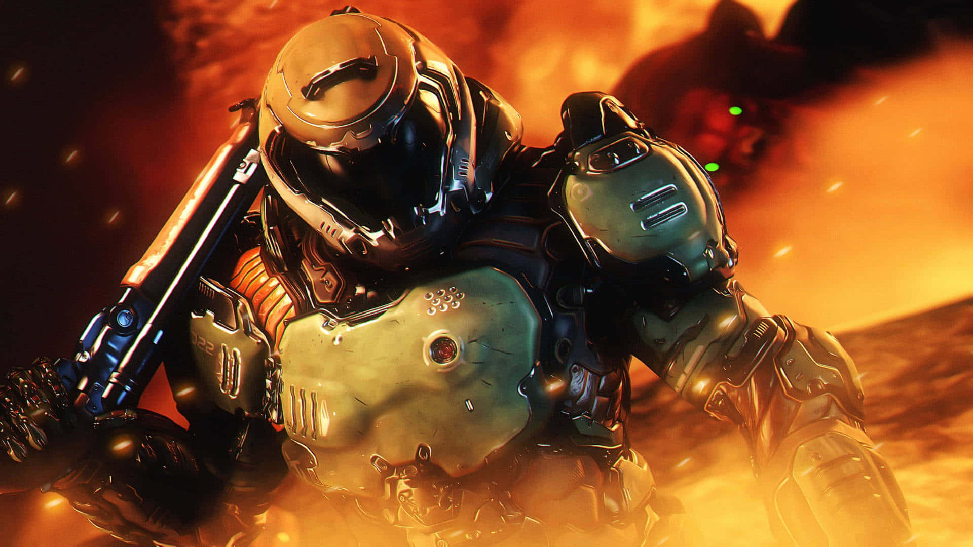 Slay Demons And Take Down Hell's Armies With Doom Eternal Background