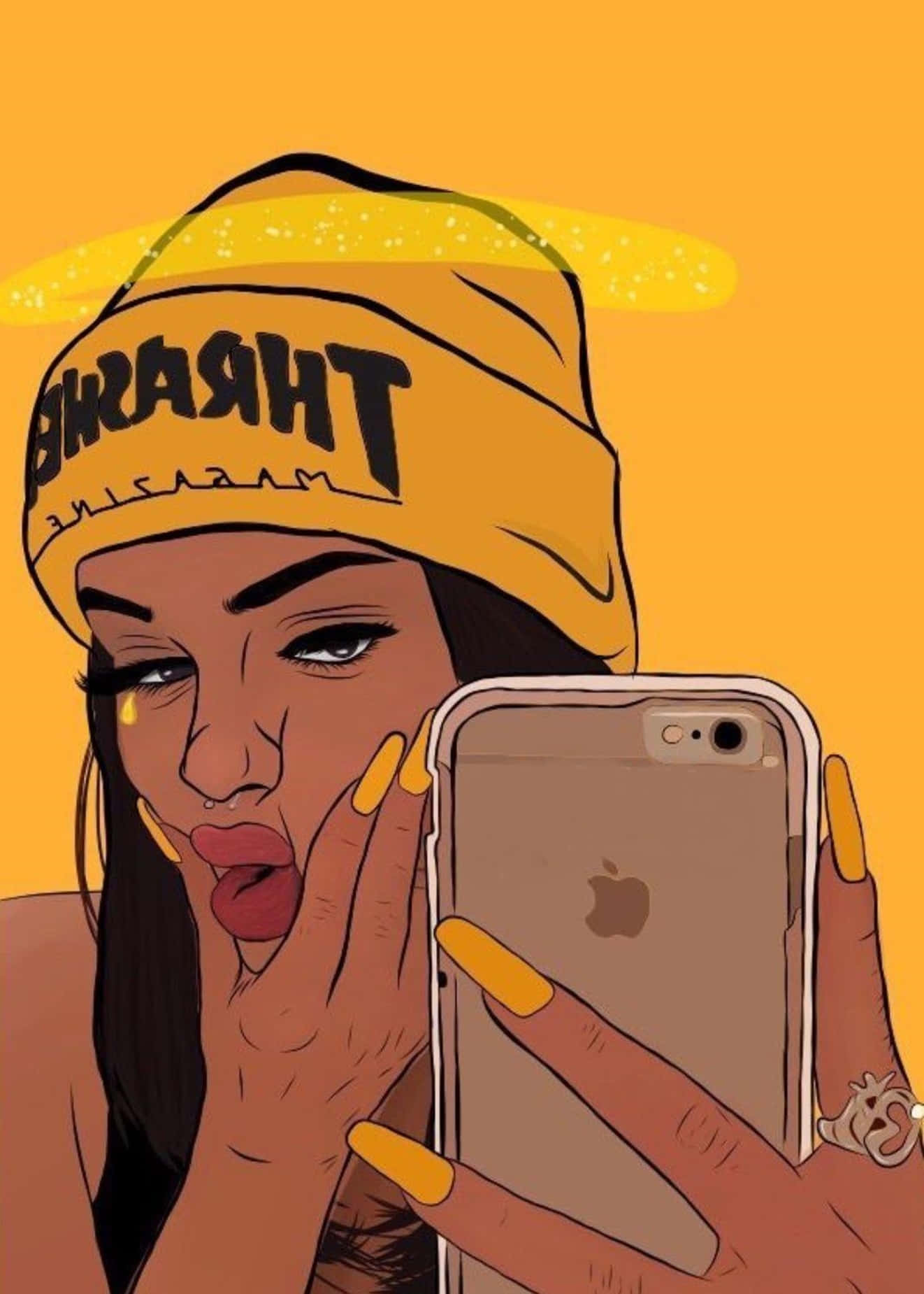 Slay The Day With A Glamorously Girly Look Background