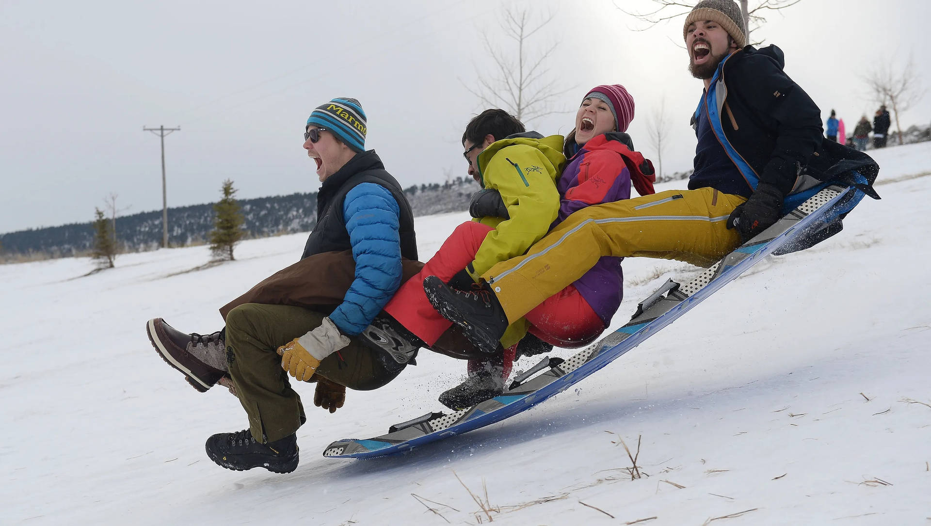 Sledding Friends Bump