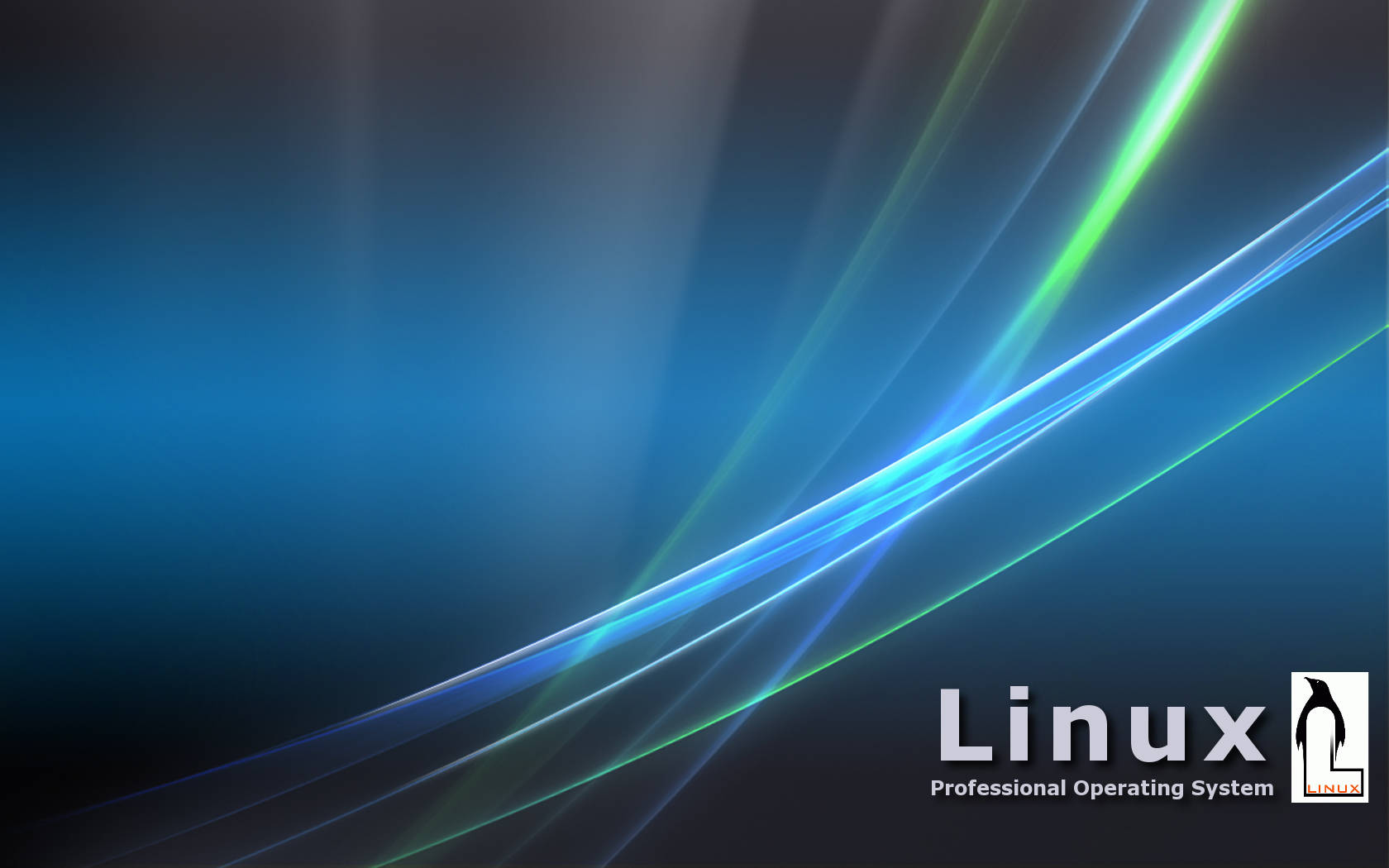 Sleek And Futuristic Linux Os Background