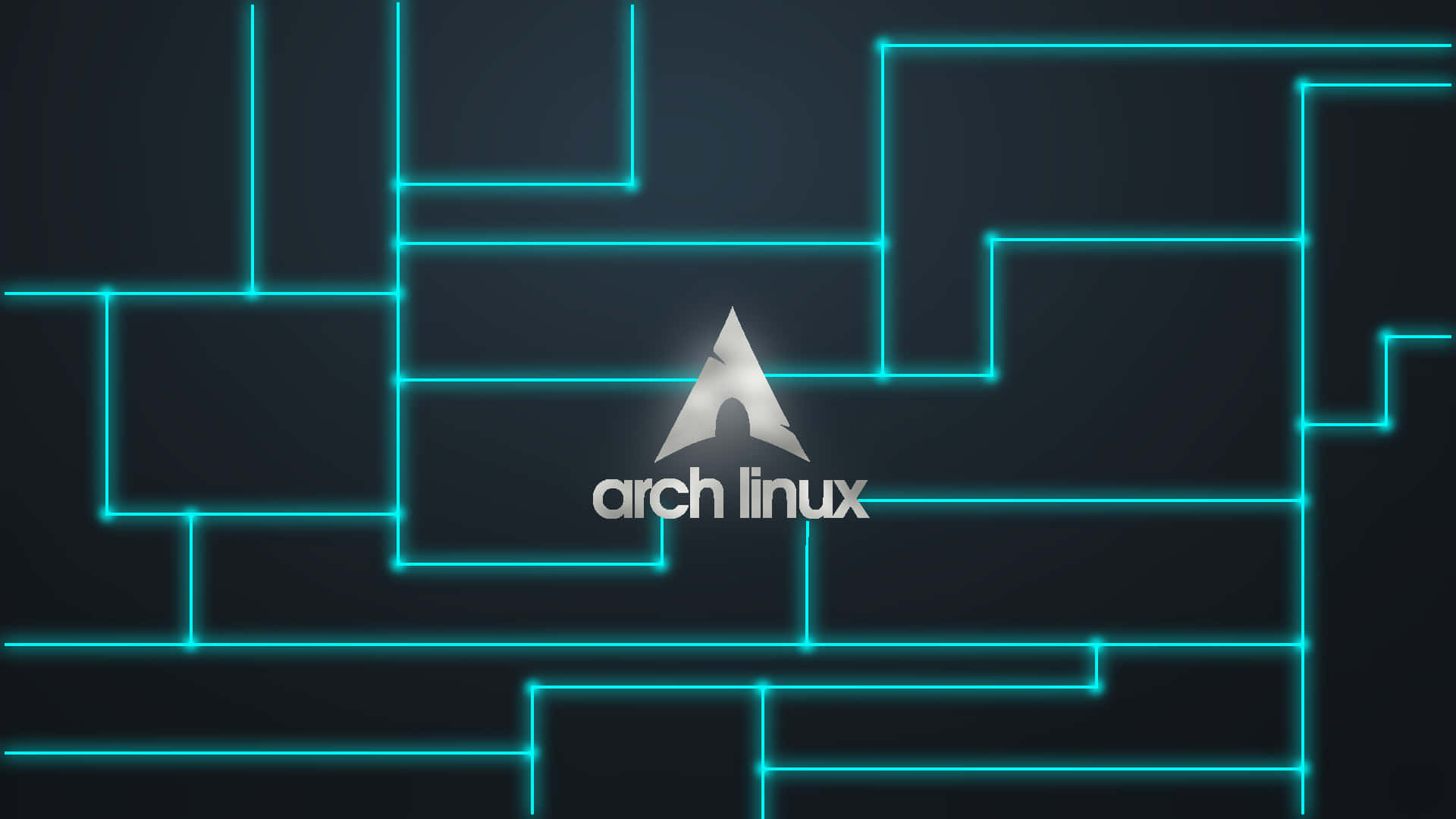 Sleek Arch Linux Desktop Background Background