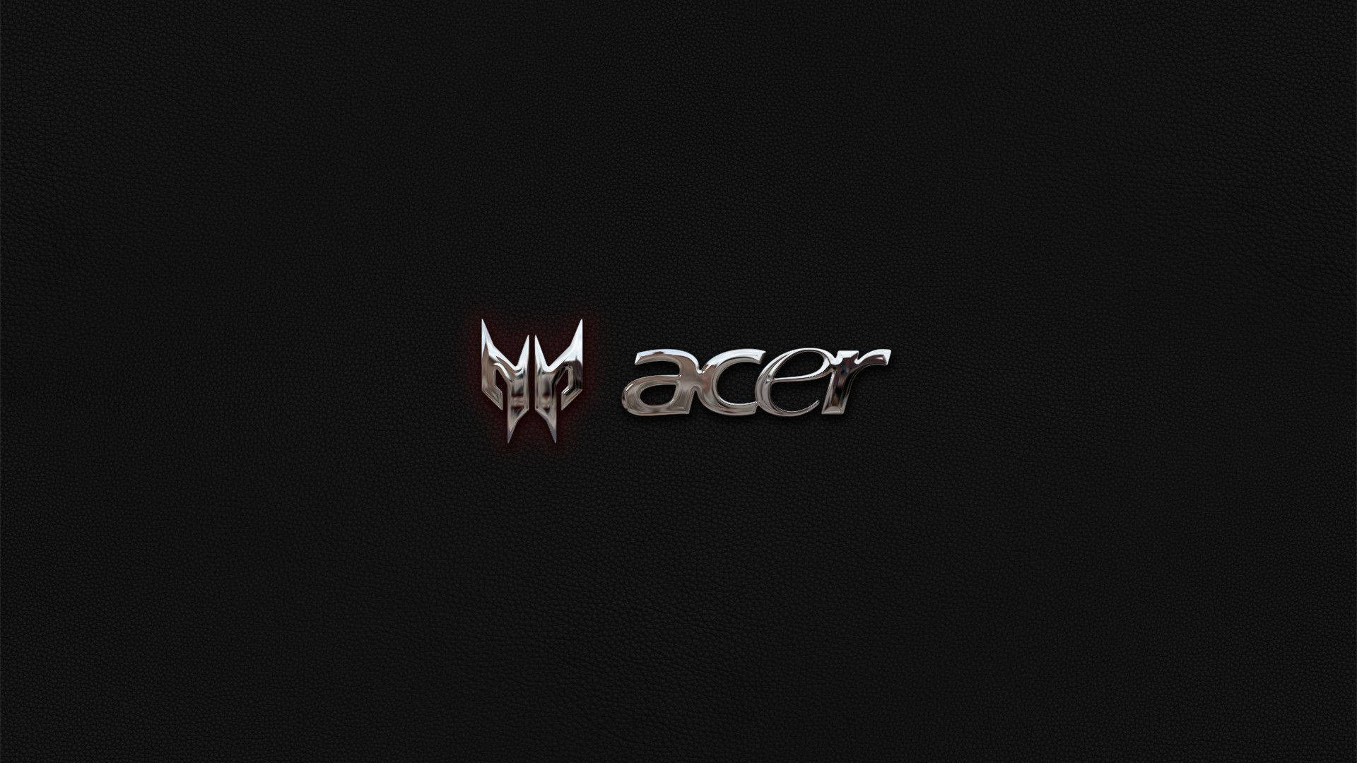 Sleek Black Acer Predator Gaming Laptop Background