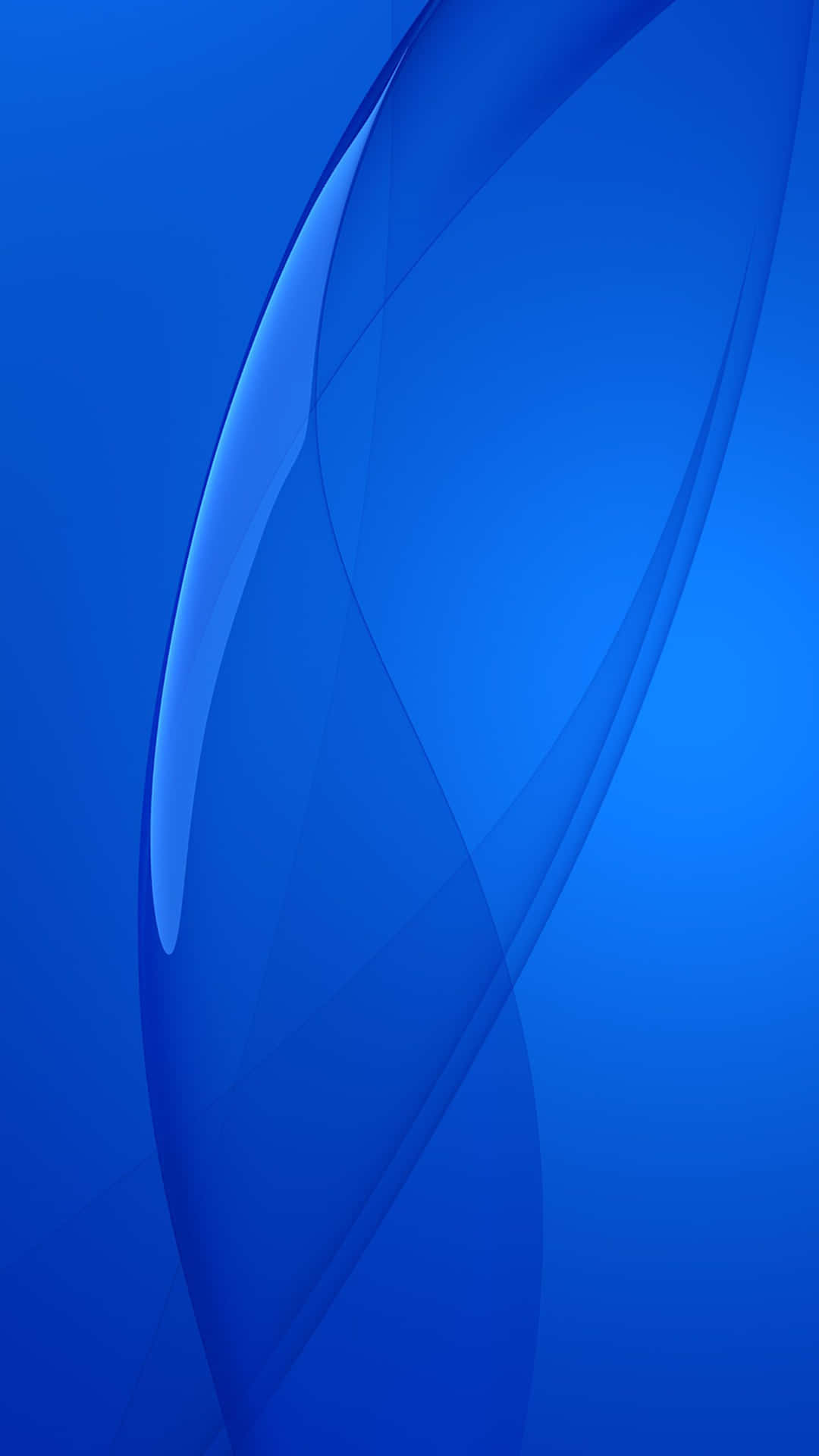 Sleek Blue Smartphone Against A Cool Color-gradient Backdrop