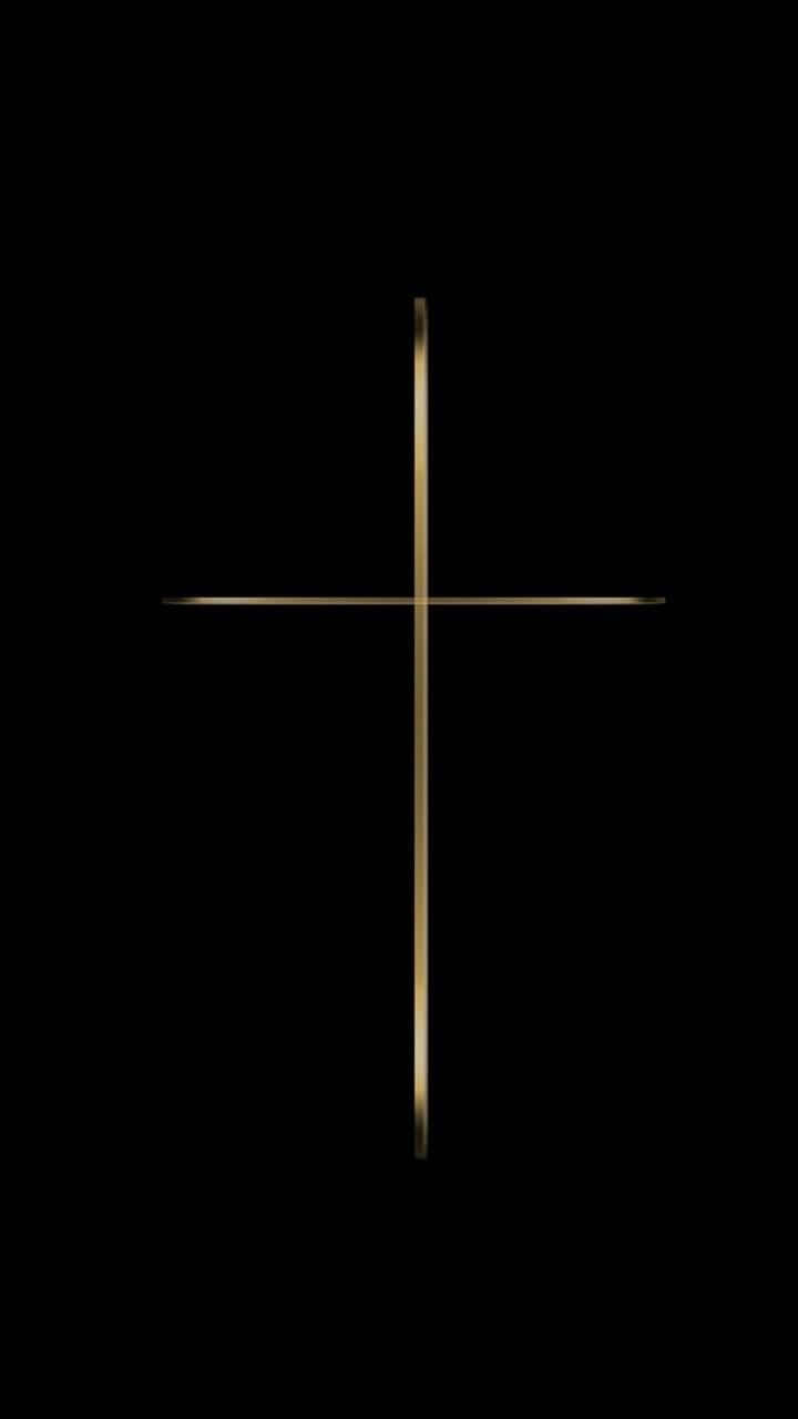 Sleek Cross Phone Screen Theme Background