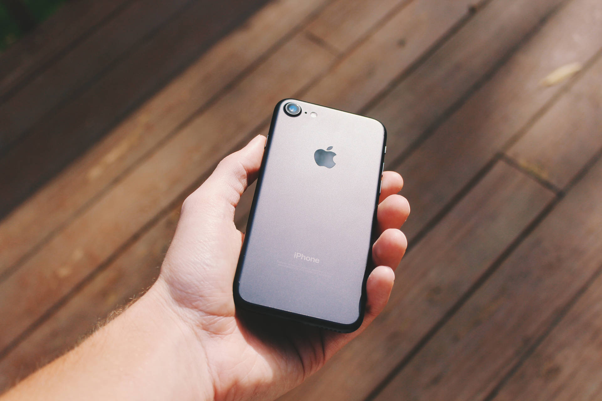 Sleek Iphone 8 With Stunning Background