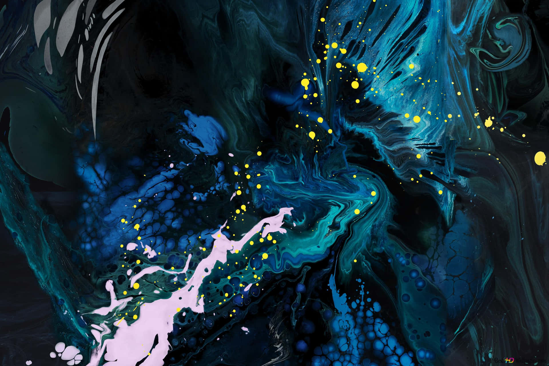 Sleek Marble Macbook For Your On-the-go Work Background
