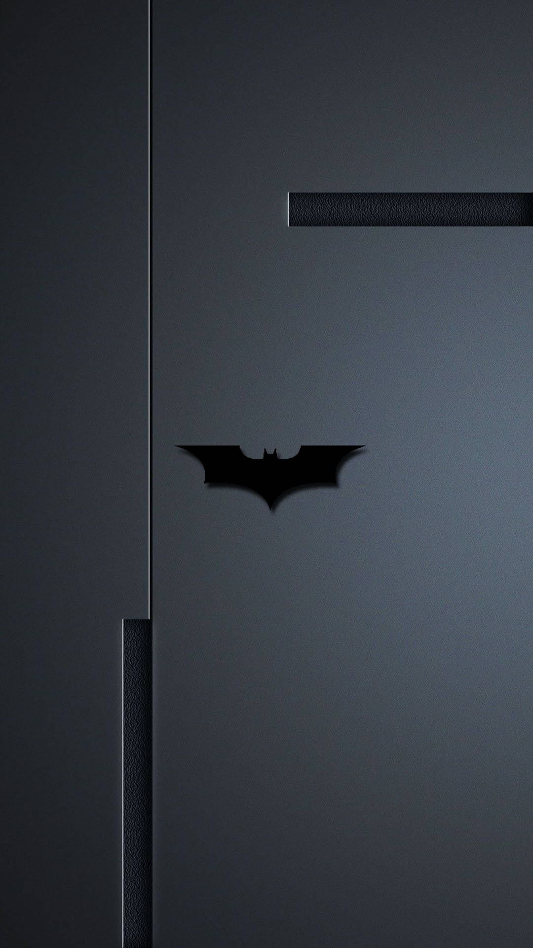 Sleek Viridian Batman Logo Iphone Wallpaper Background