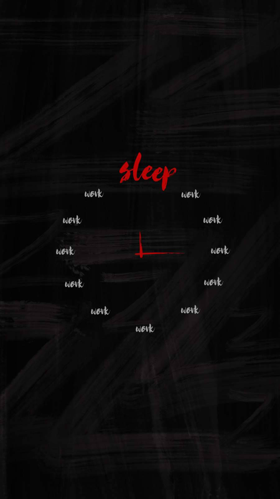 Sleep Clock Art Background