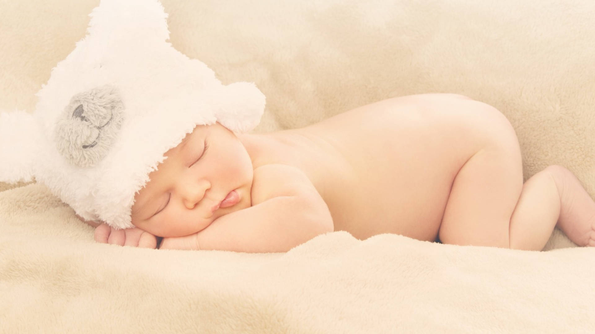 Sleeping Baby Love Background