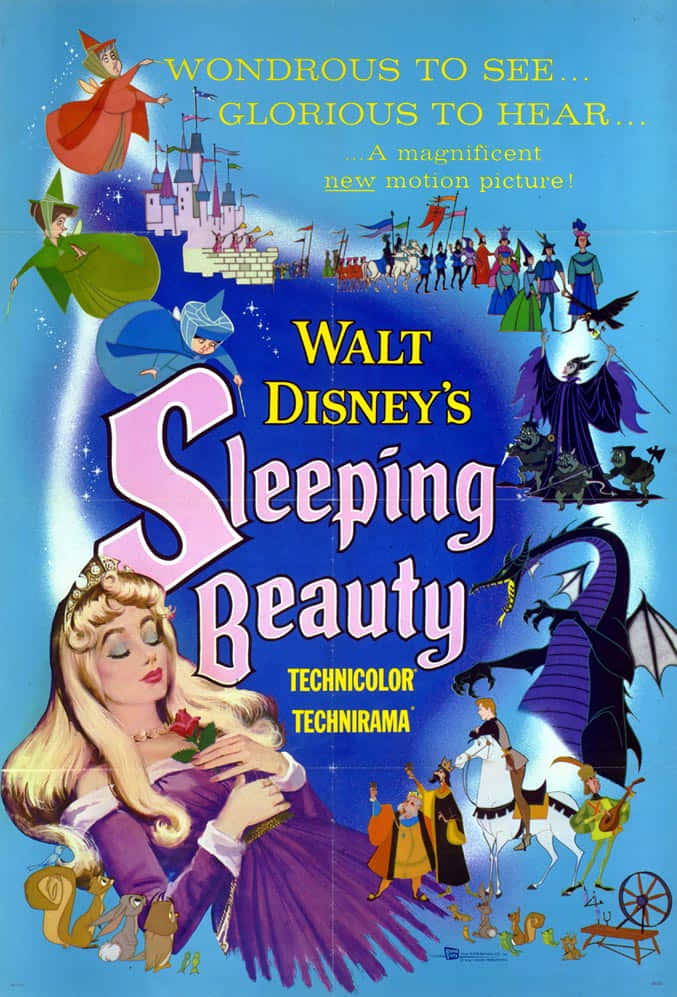 #sleeping Beauty Dreamily Awaits Her True Love's Kiss# Background