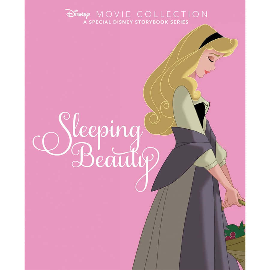 Sleeping Beauty Laying Peacefully In The Enchanted Forest Background