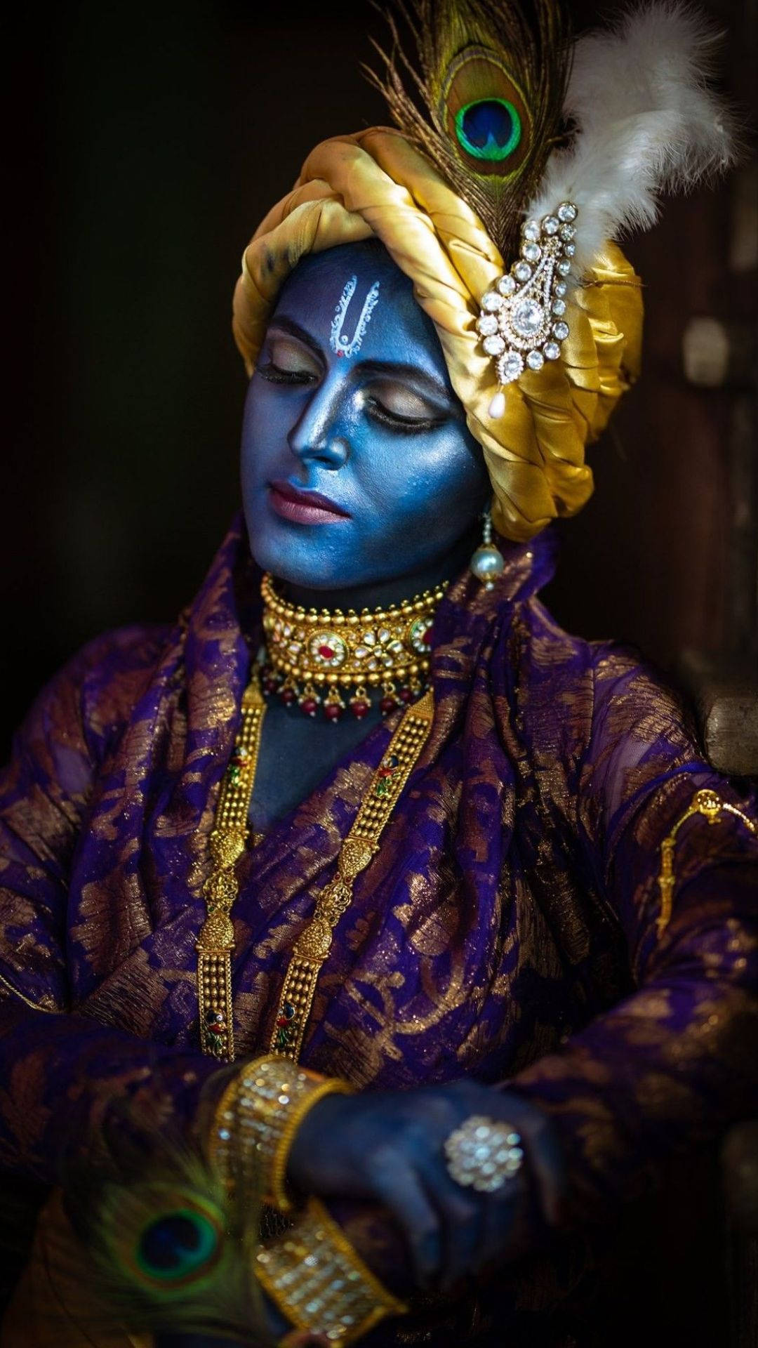 Sleeping Dark Krishna