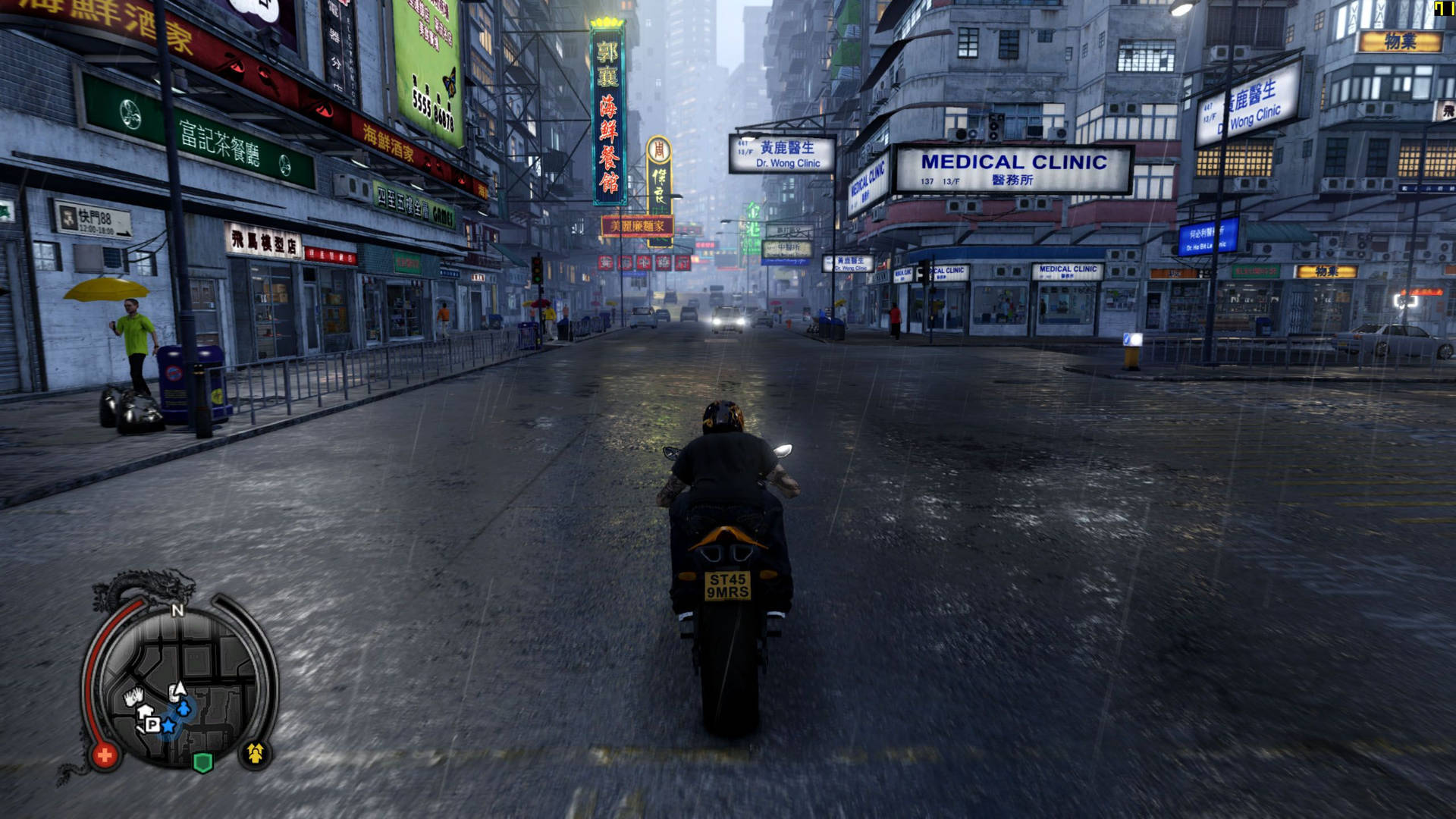 Sleeping Dogs Game Motorcycle Background