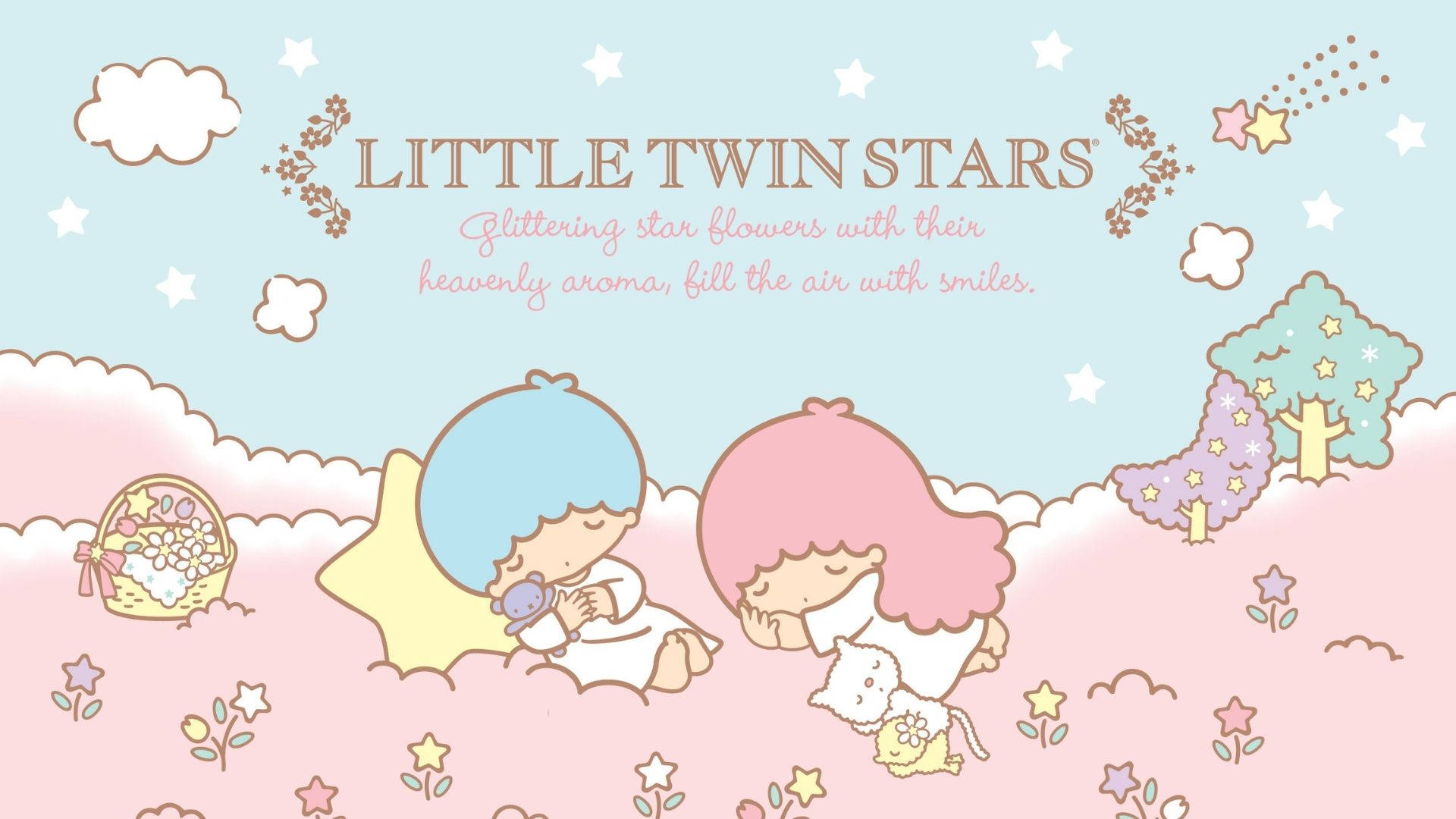 Sleeping Little Twin Stars Background