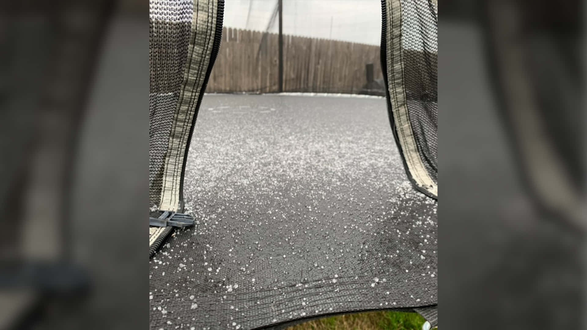 Sleet Falling On The Ground Background