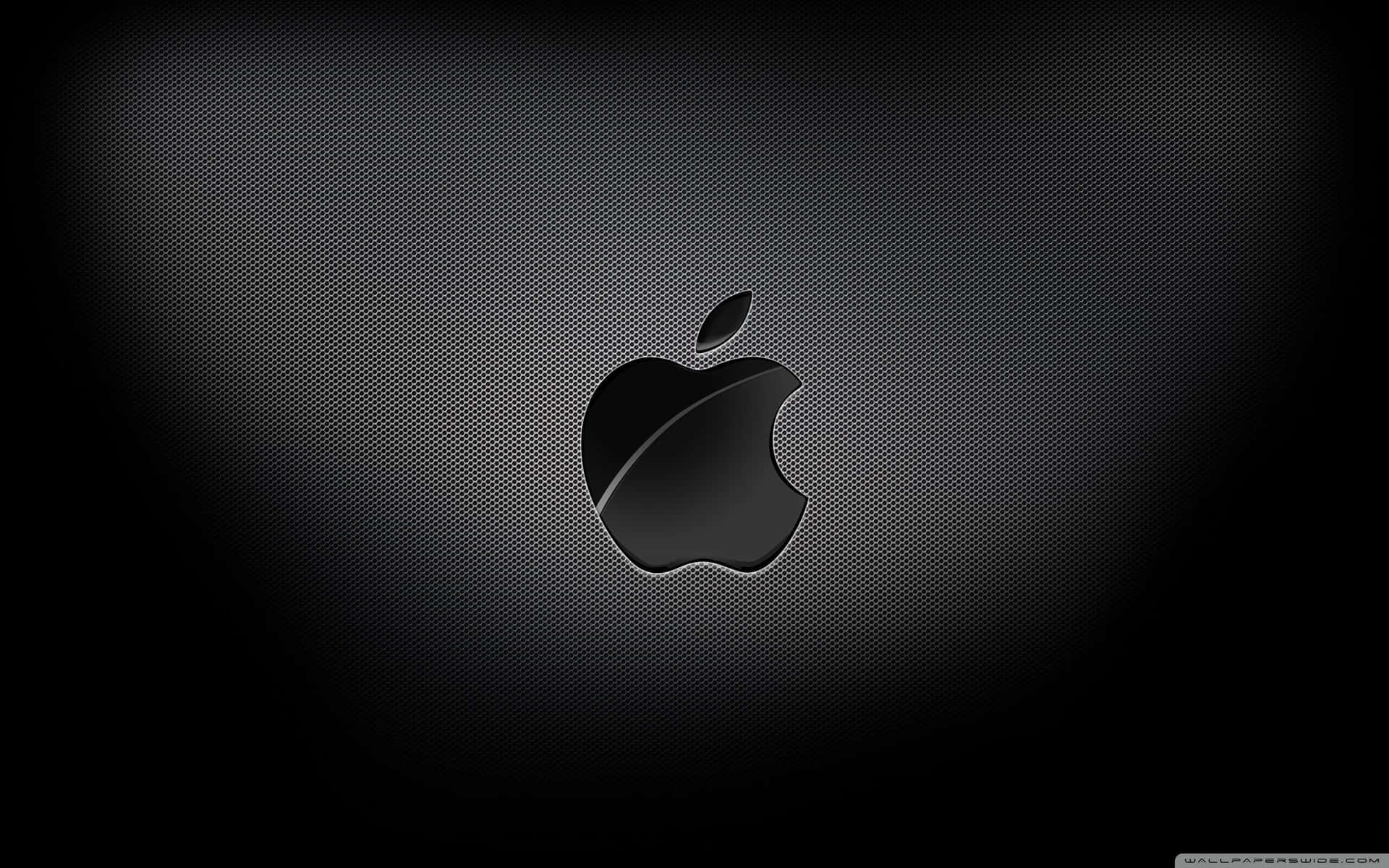 Sliced Black Apple Logo Background