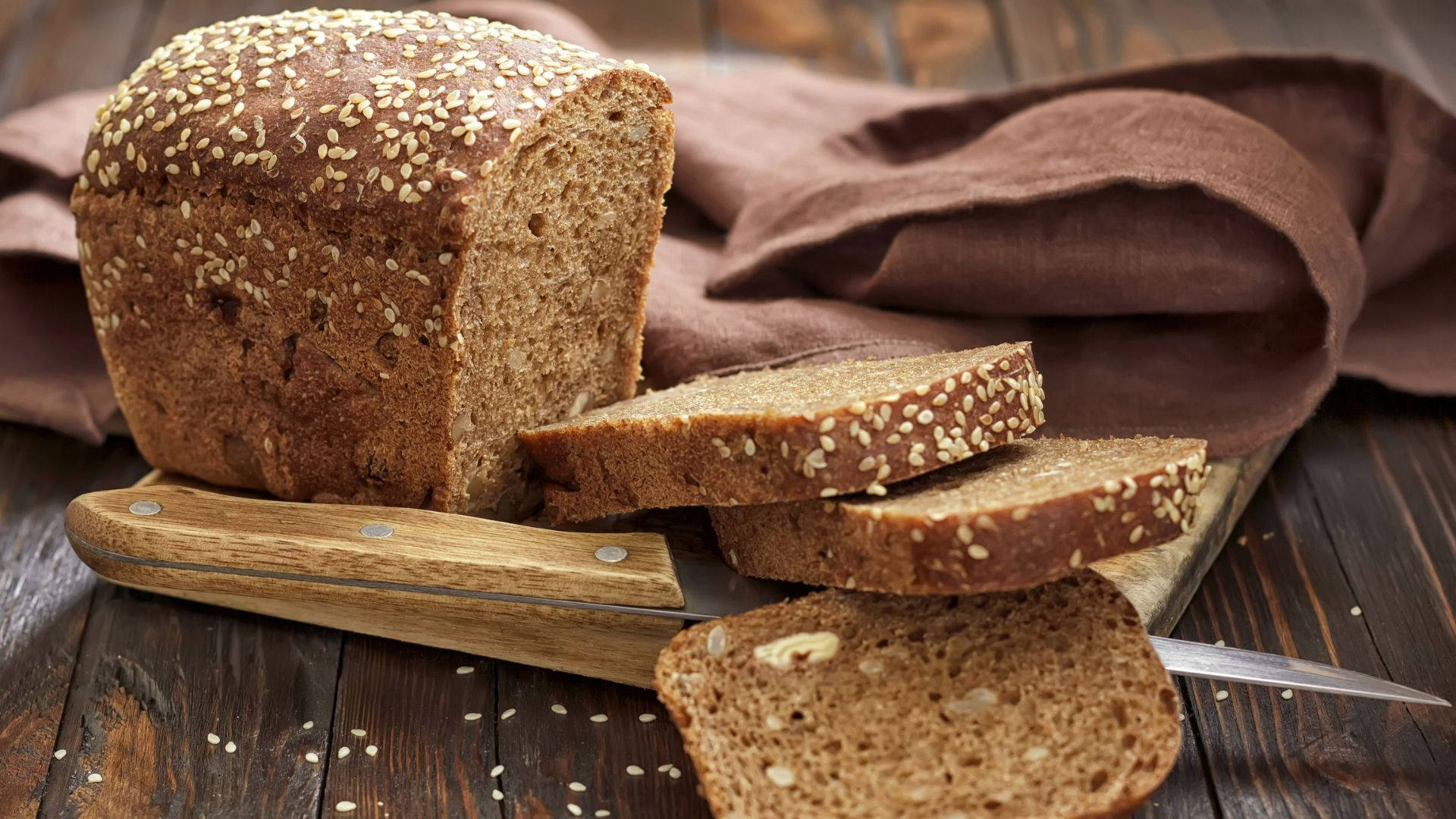Sliced Bread Loaf Background