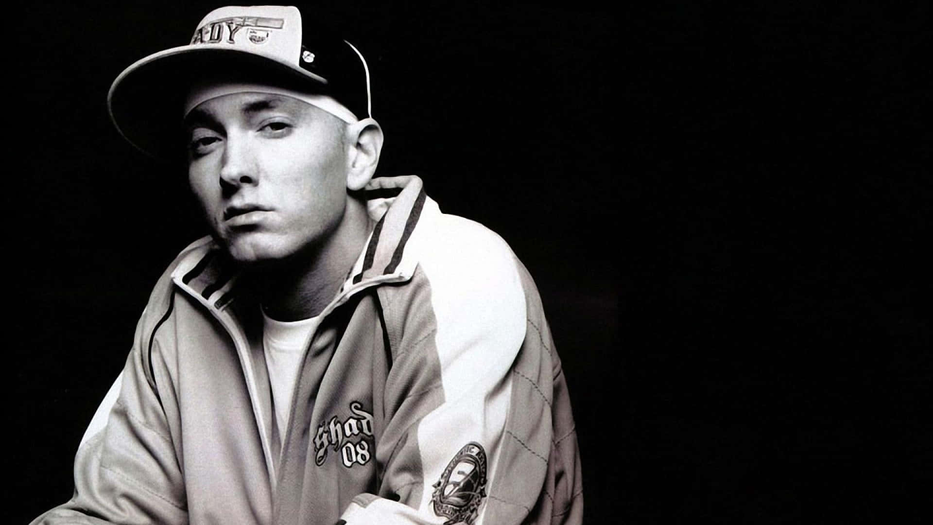 Slim Shady Black And White Background