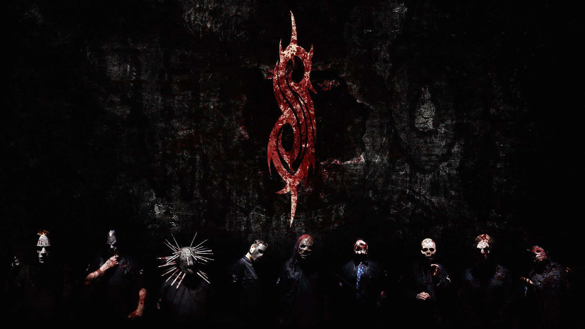 Slipknot Desktop Bloody Logo Background