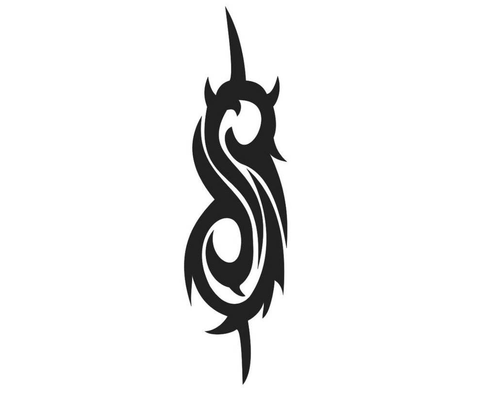 Slipknot's Iconic 's' Logo On A Dark Background.