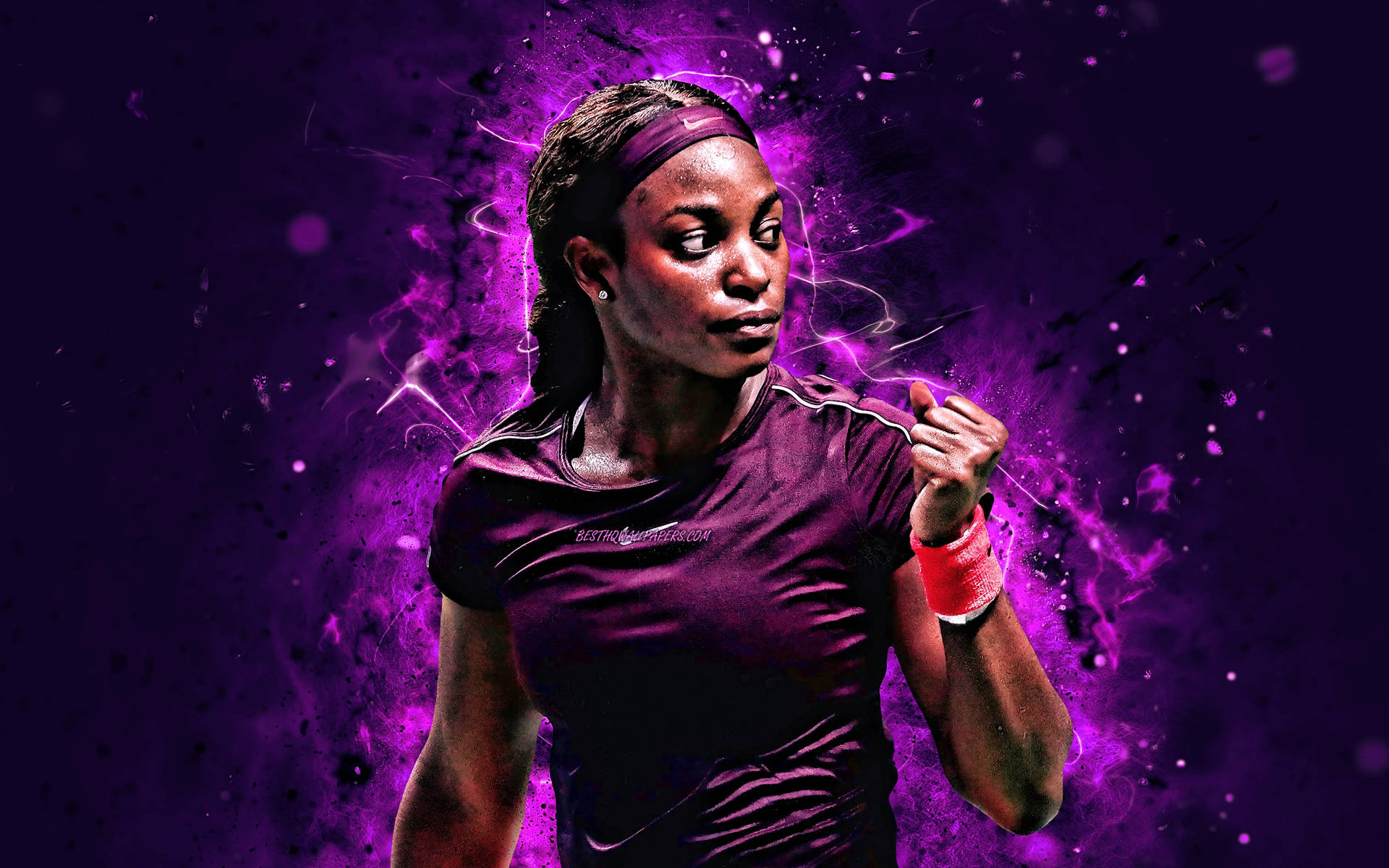 Sloane Stephens Purple Fan Art