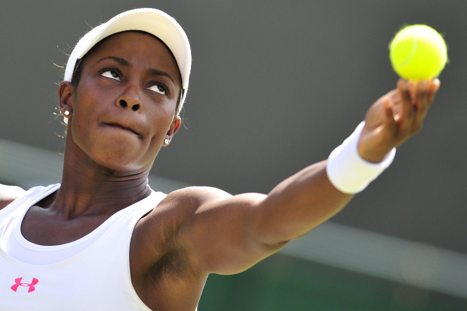 Sloane Stephens Under Armour Top Background