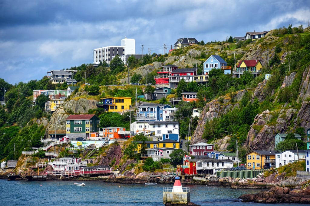 Slopes Of Signal Hill In Newfoundland