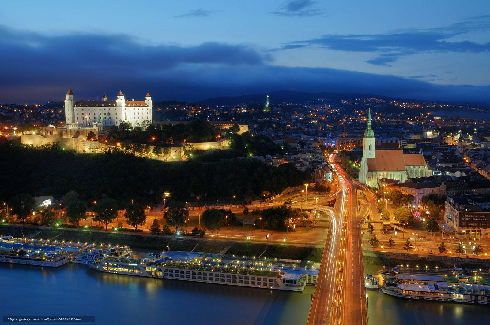 Slovakia Aerial View Background