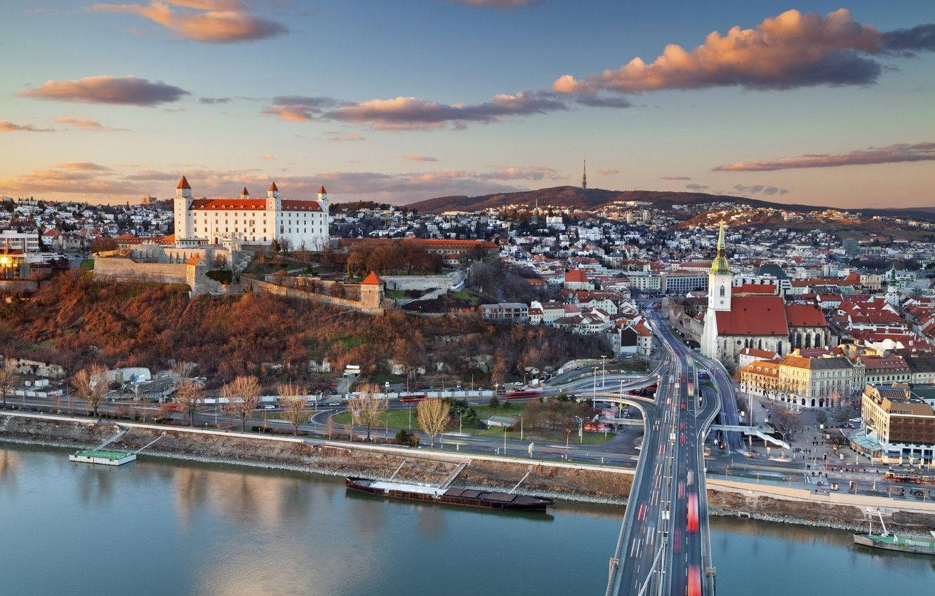 Slovakia City Buildings Background