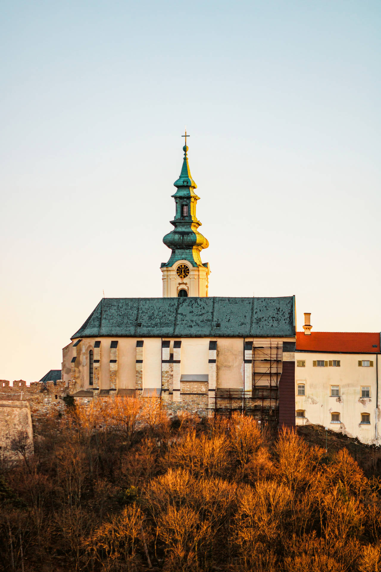 Slovakia's Basilica Of Saint Emeram Background