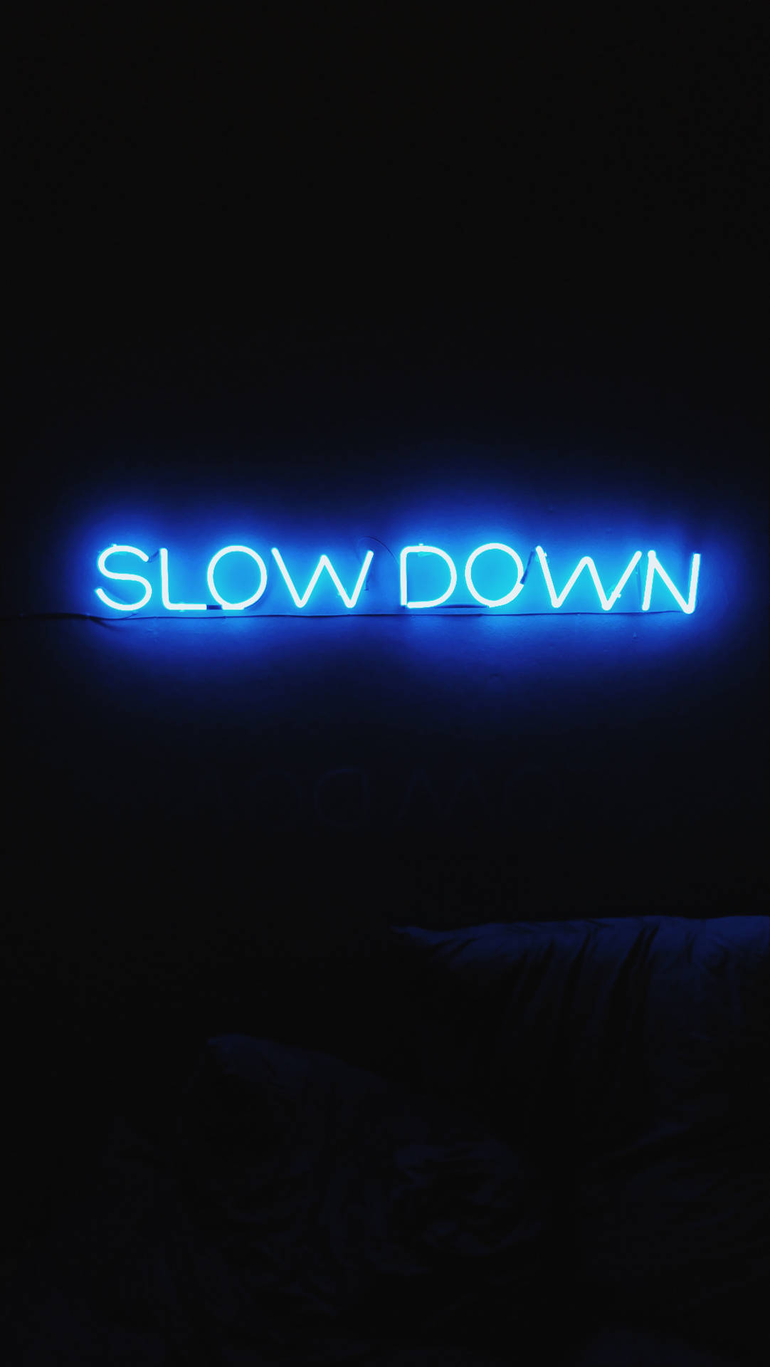 Slow Down Neon Sign