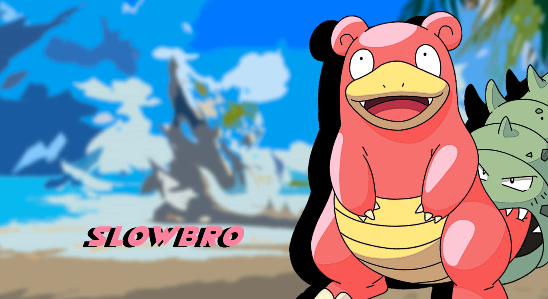 Slowbro Poster Background