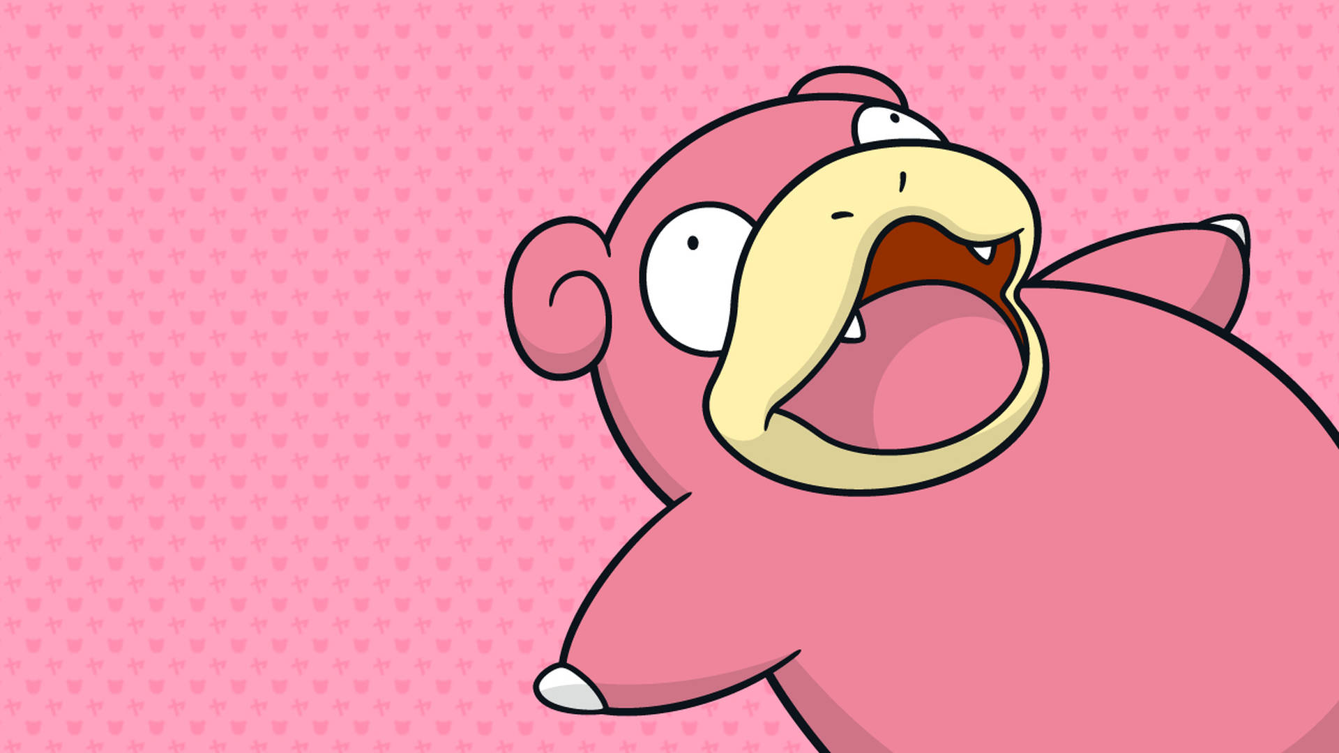 Slowpoke Pink Pokémon Character