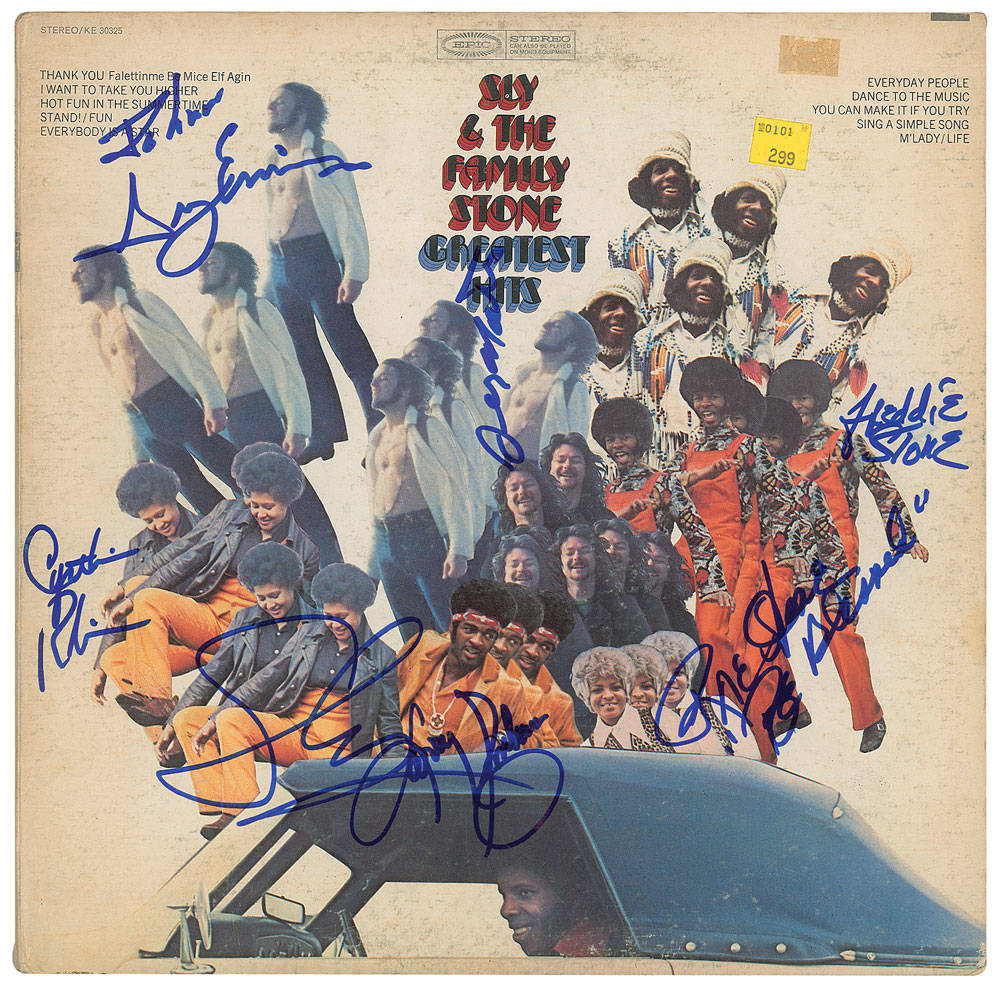 Sly And The Family Stone Greatest Hits Background