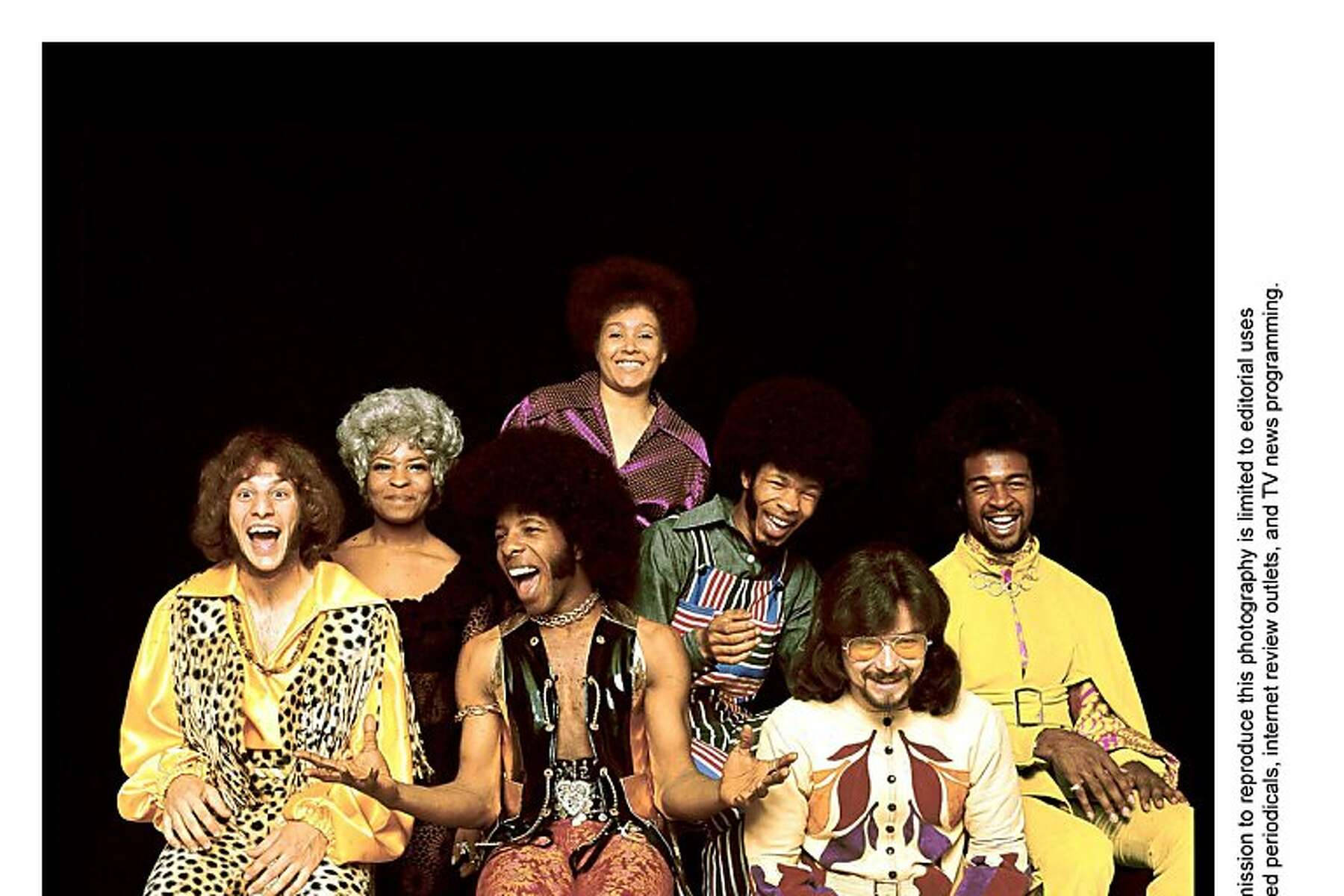 Sly And The Family Stone Members Shoot Background