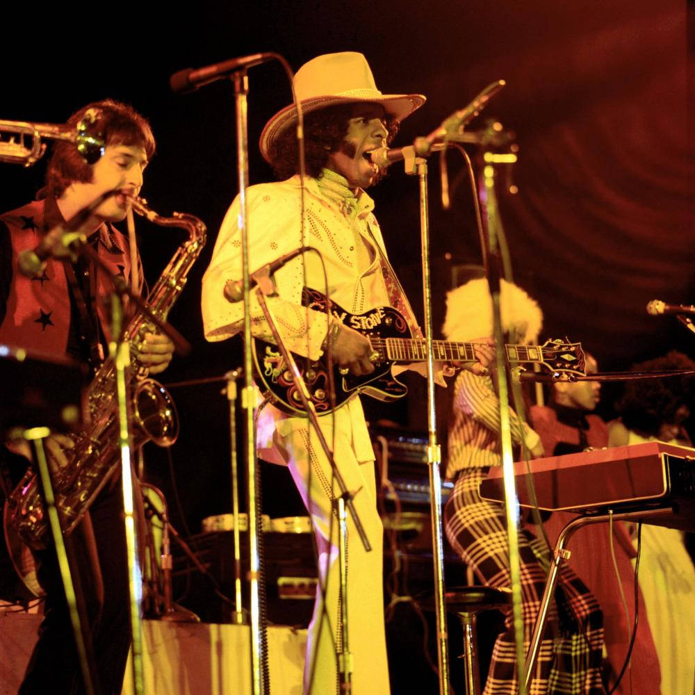 Sly And The Family Stone Stage Performance Background