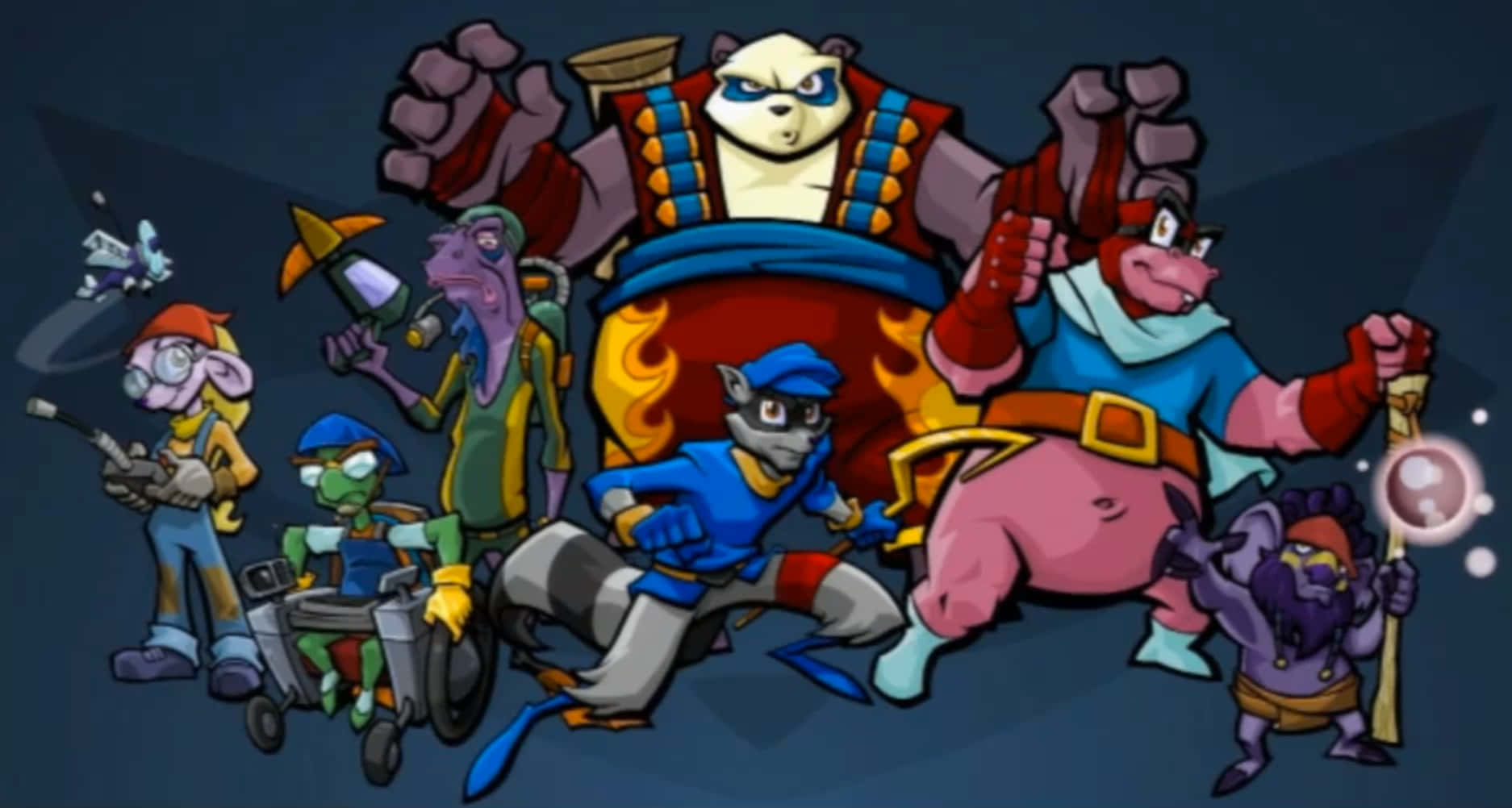 Sly Cooper Characters Background