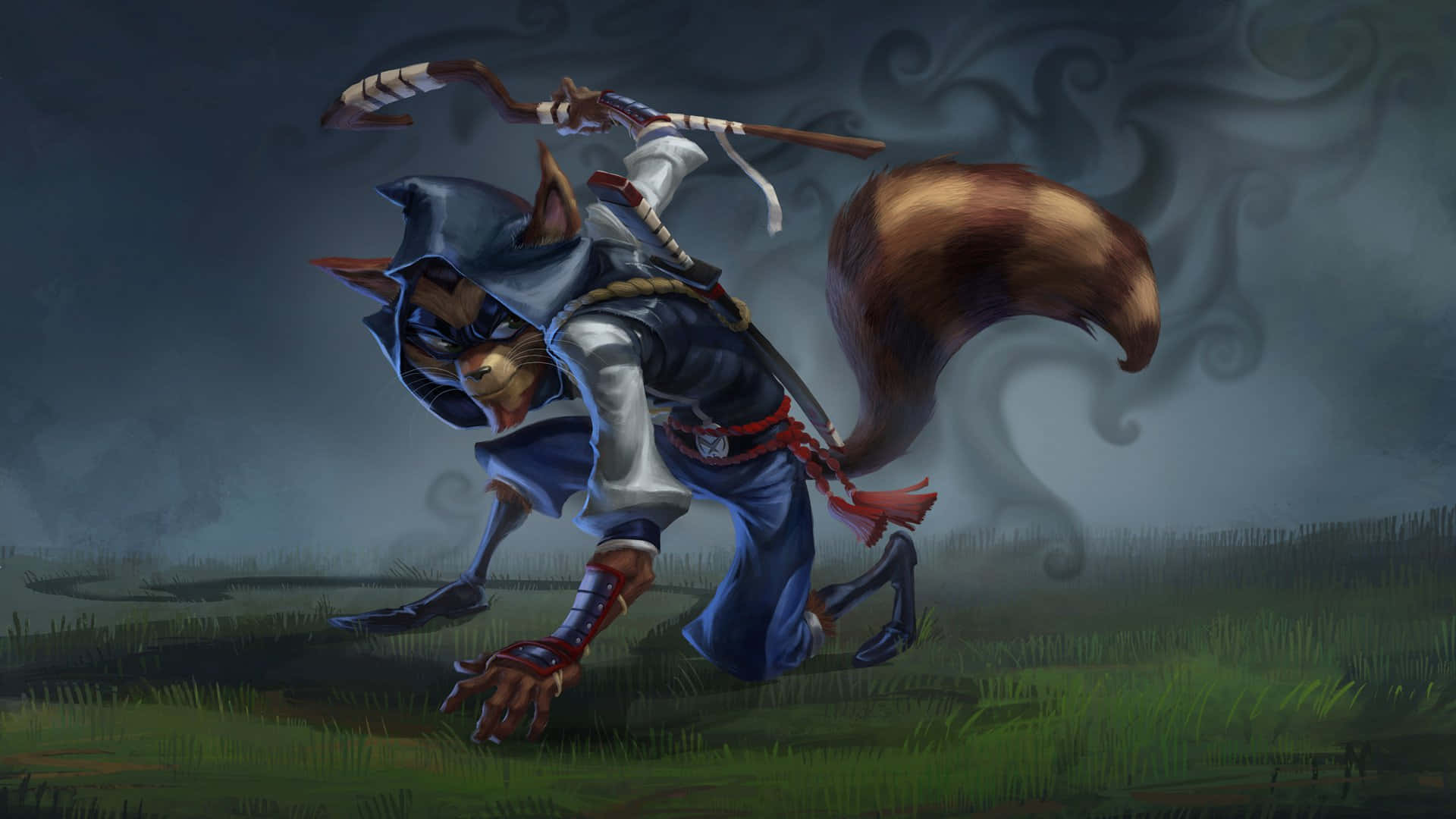 Sly Cooper Cool Fan Art Background