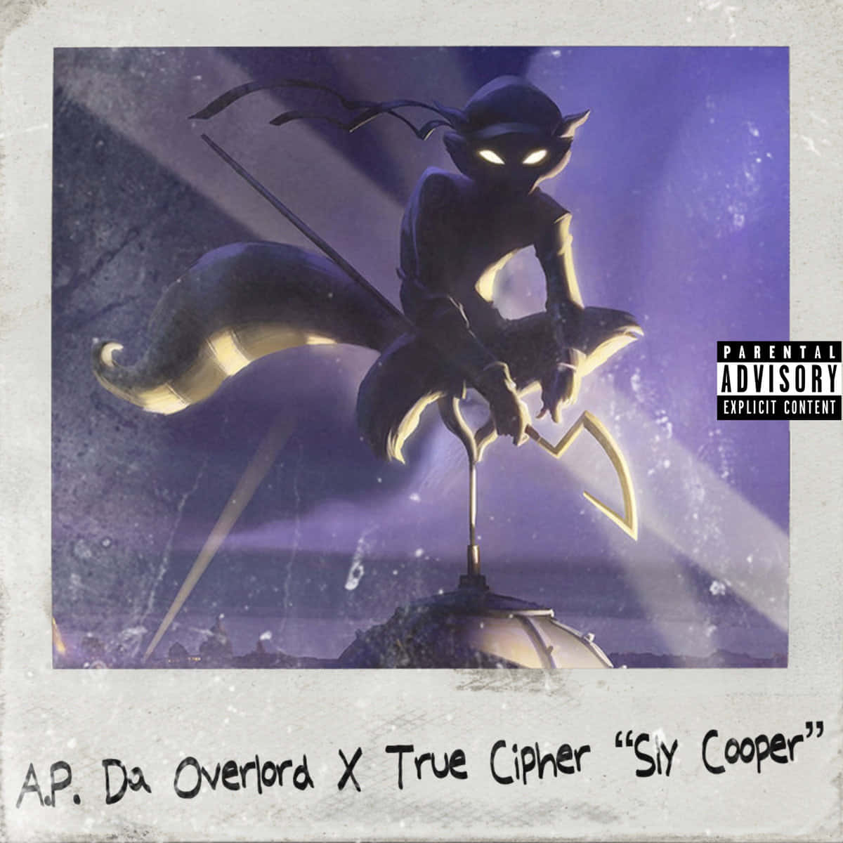 Sly Cooper Over A Tower Background