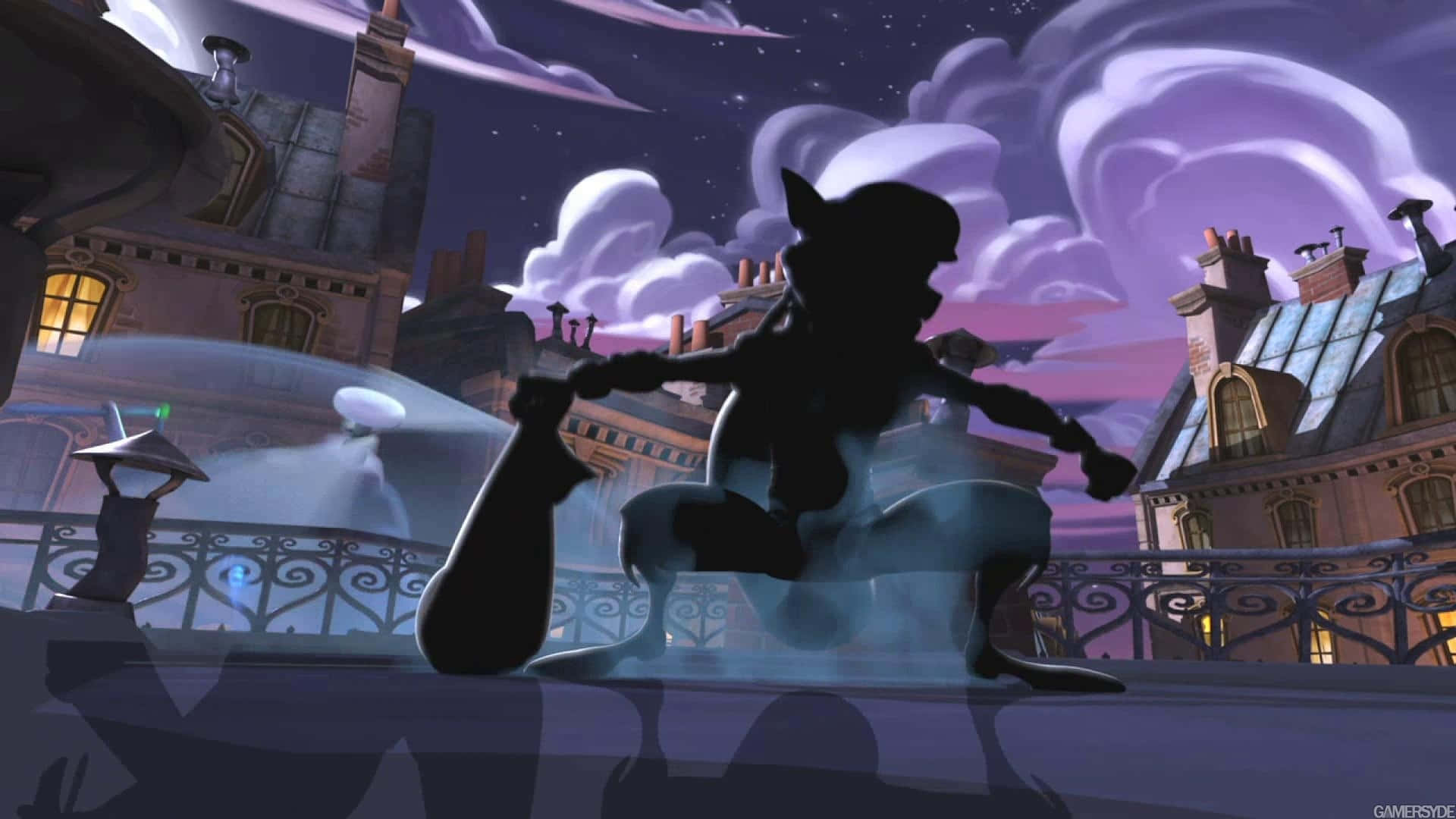 Sly Cooper Silhouette Background