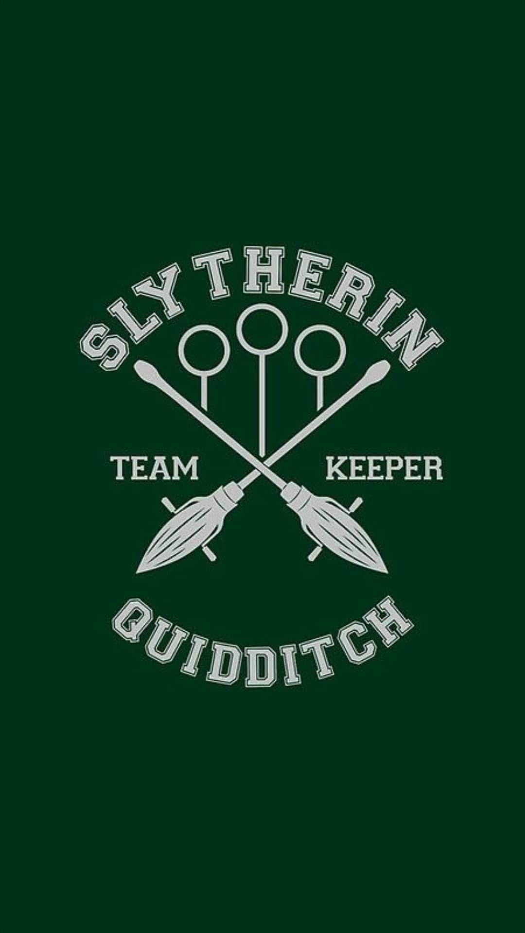 Slytherin Aesthetic Quidditch Team Keeper Background