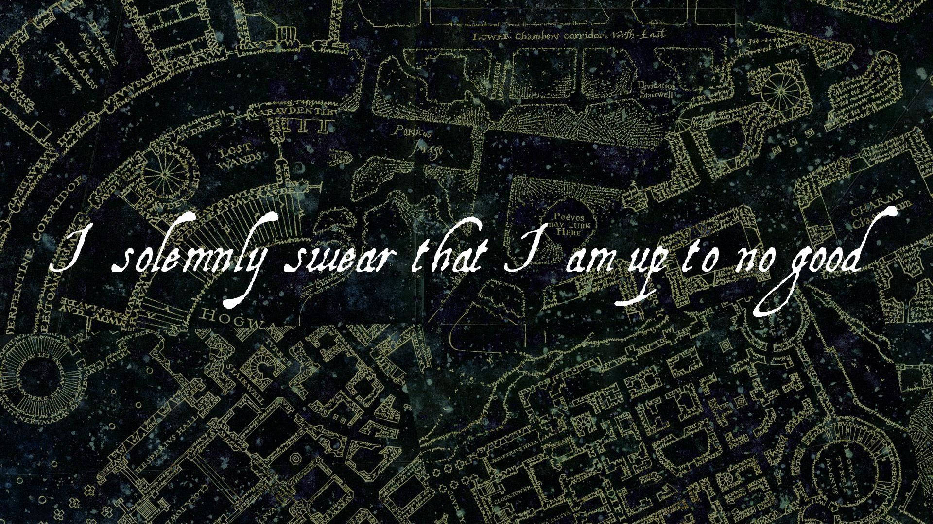 Slytherin Aesthetic Stylized Quote Background