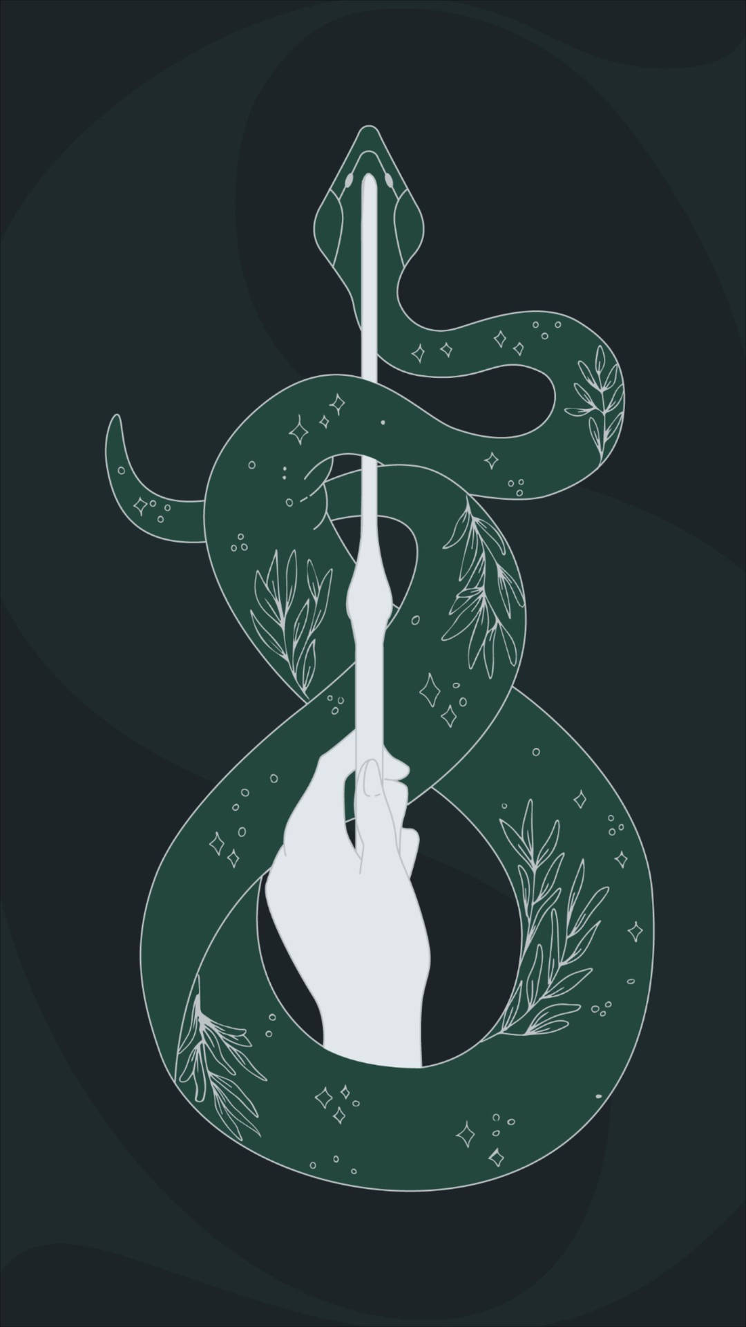 Slytherin Aesthetic Vector Art