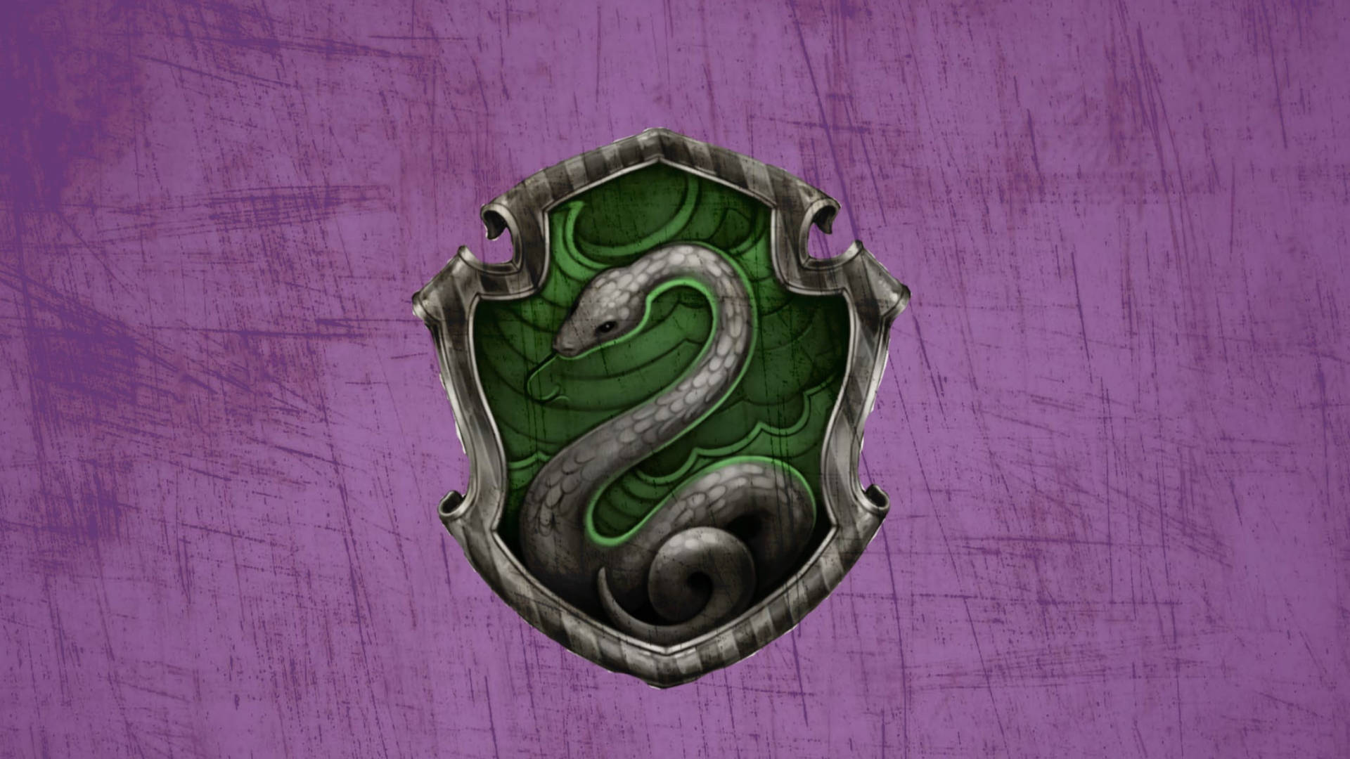 Slytherin Logo Purple Art Background