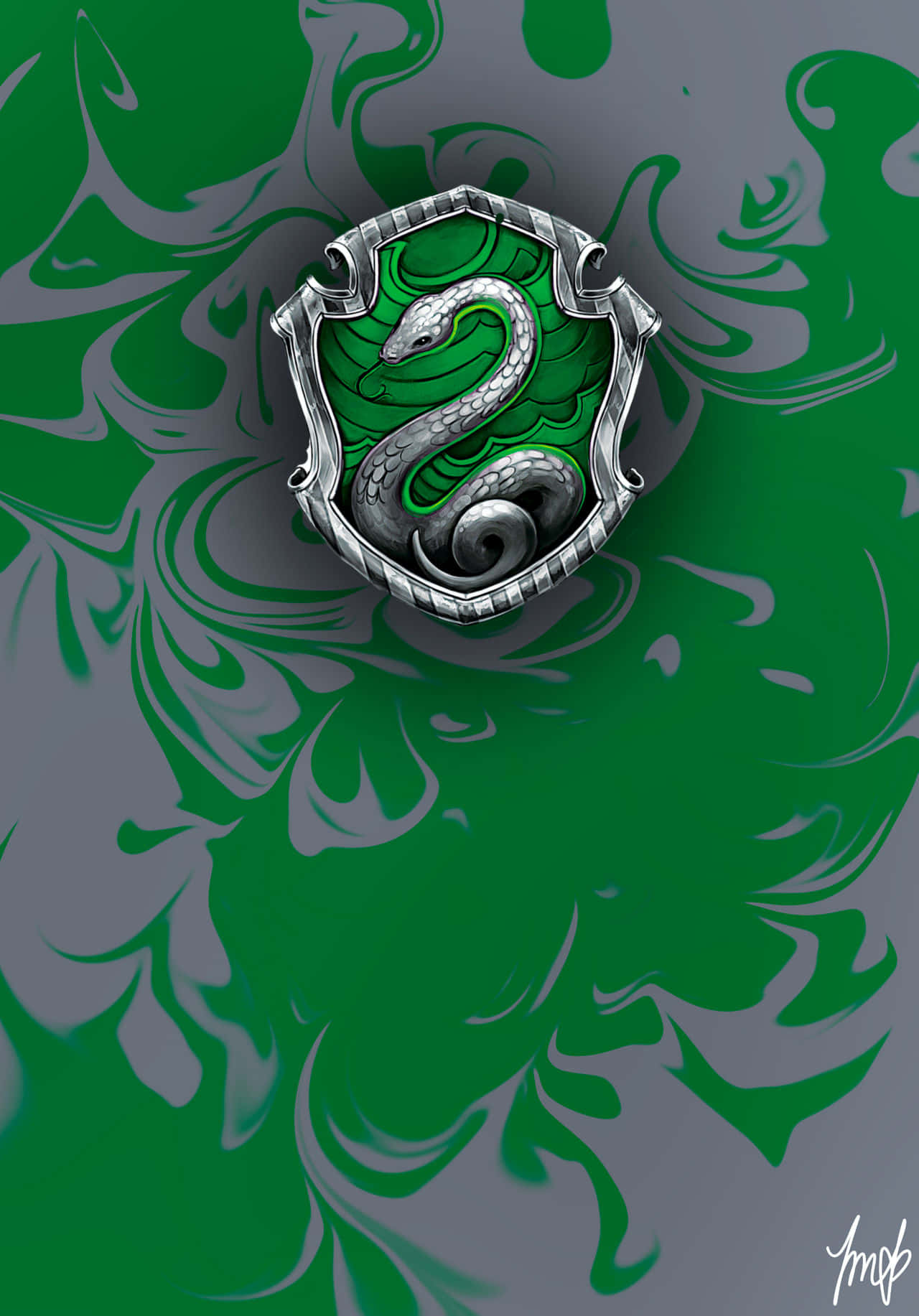 Slytherin Phone - Get Ready For Magical Mobile Adventures! Background